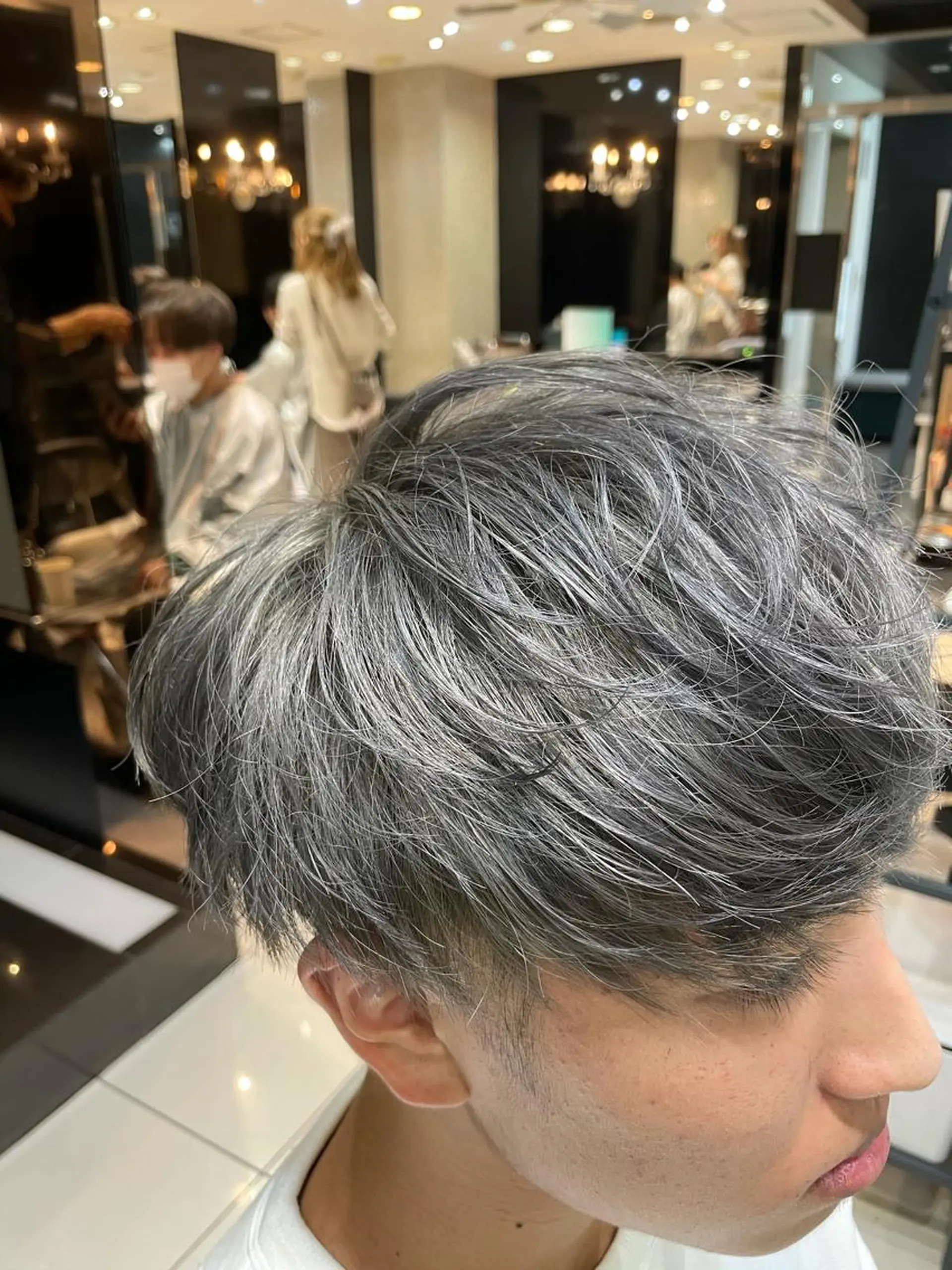 ショート カラー メンズ ヘアカラー Lauburu  bat.hair渋谷2号店 【ラウブル バトヘアー シブヤ】所属・メンズ特化🔥 アサオカカズキのヘアスタイル
