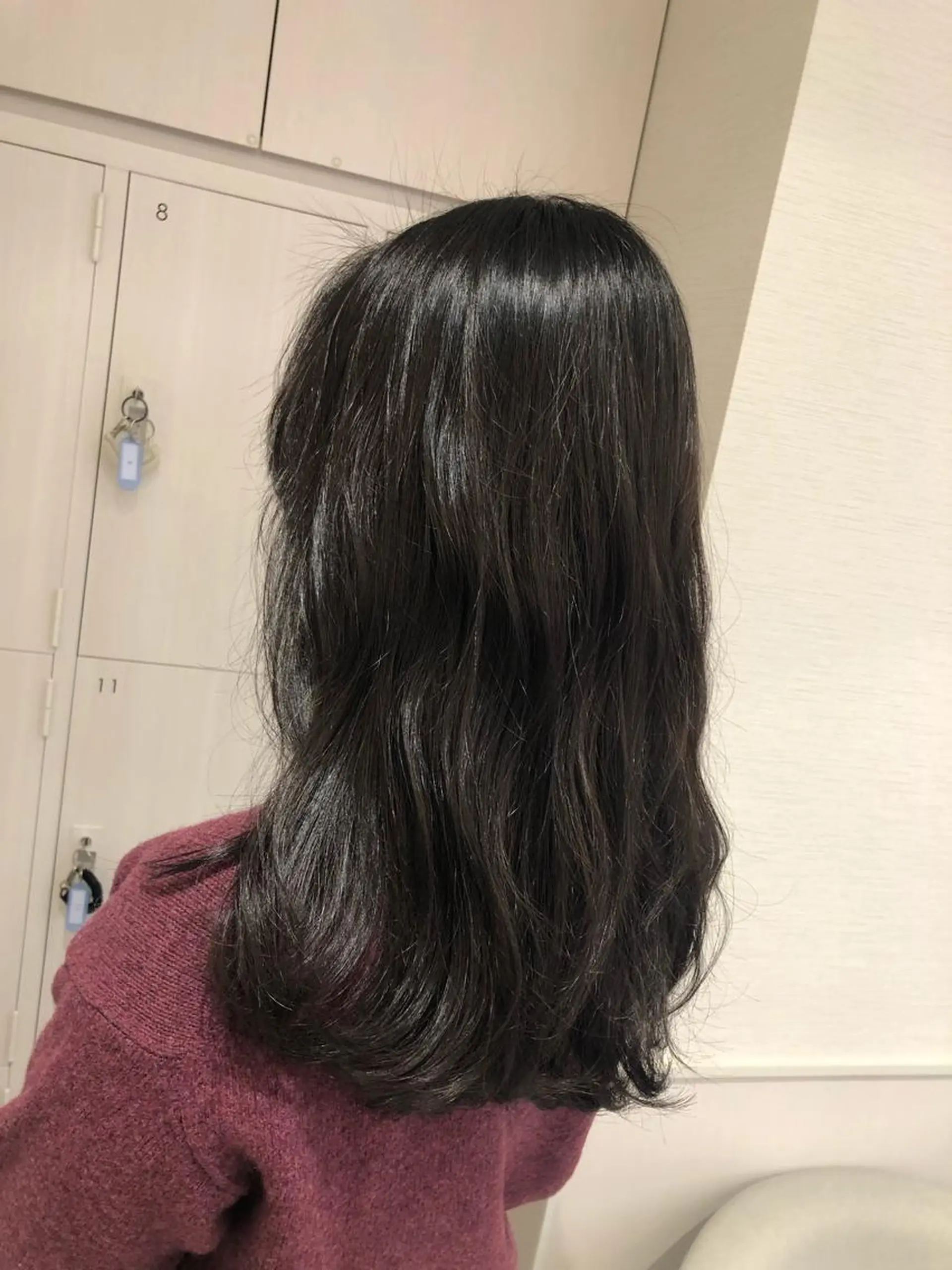 ロング 田中 瑞妃のヘアスタイル