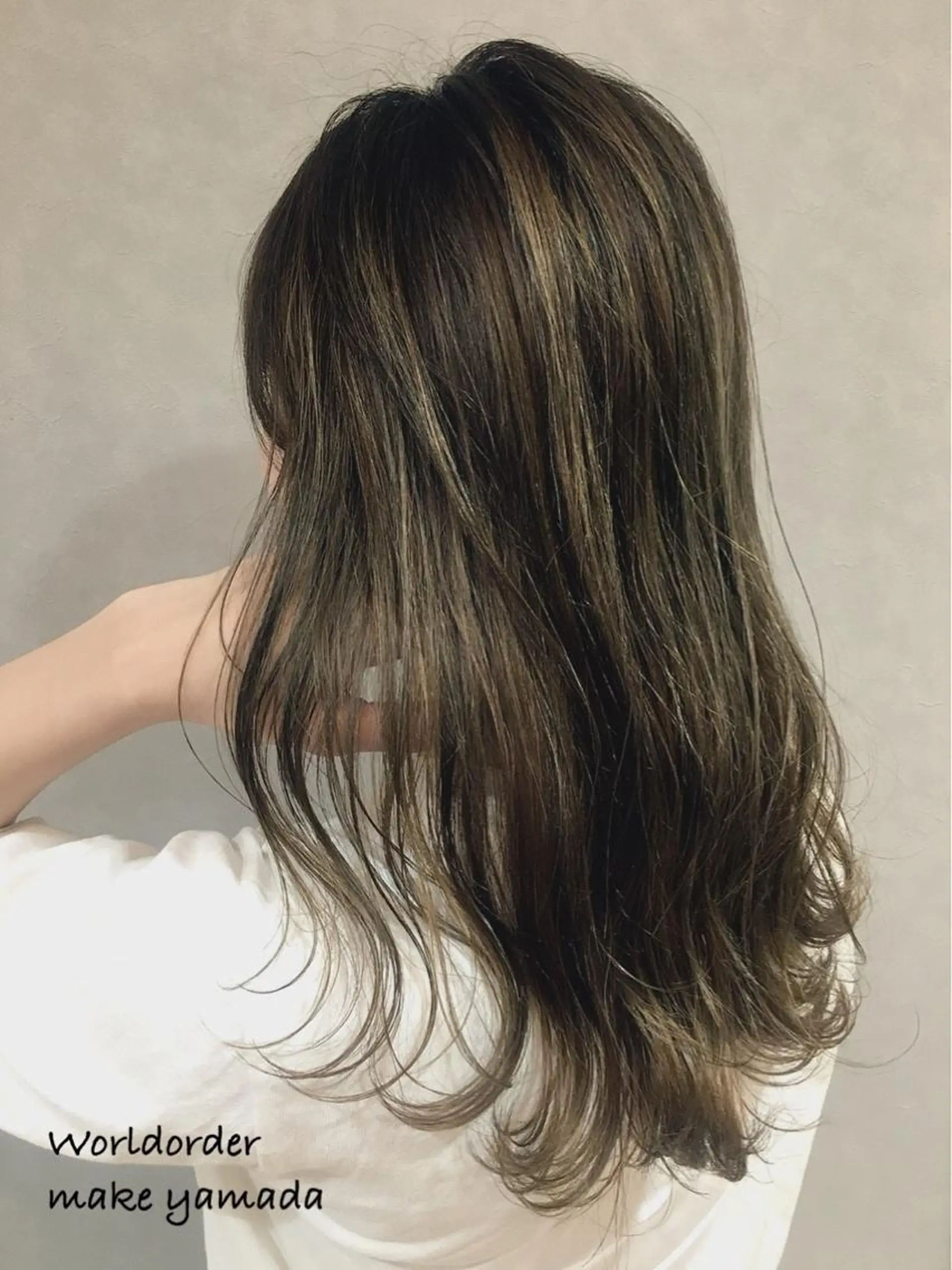 ロング カラー パーマ ヘアアレンジ nubes所属・🌟高田 聖菜🌟のヘアスタイル