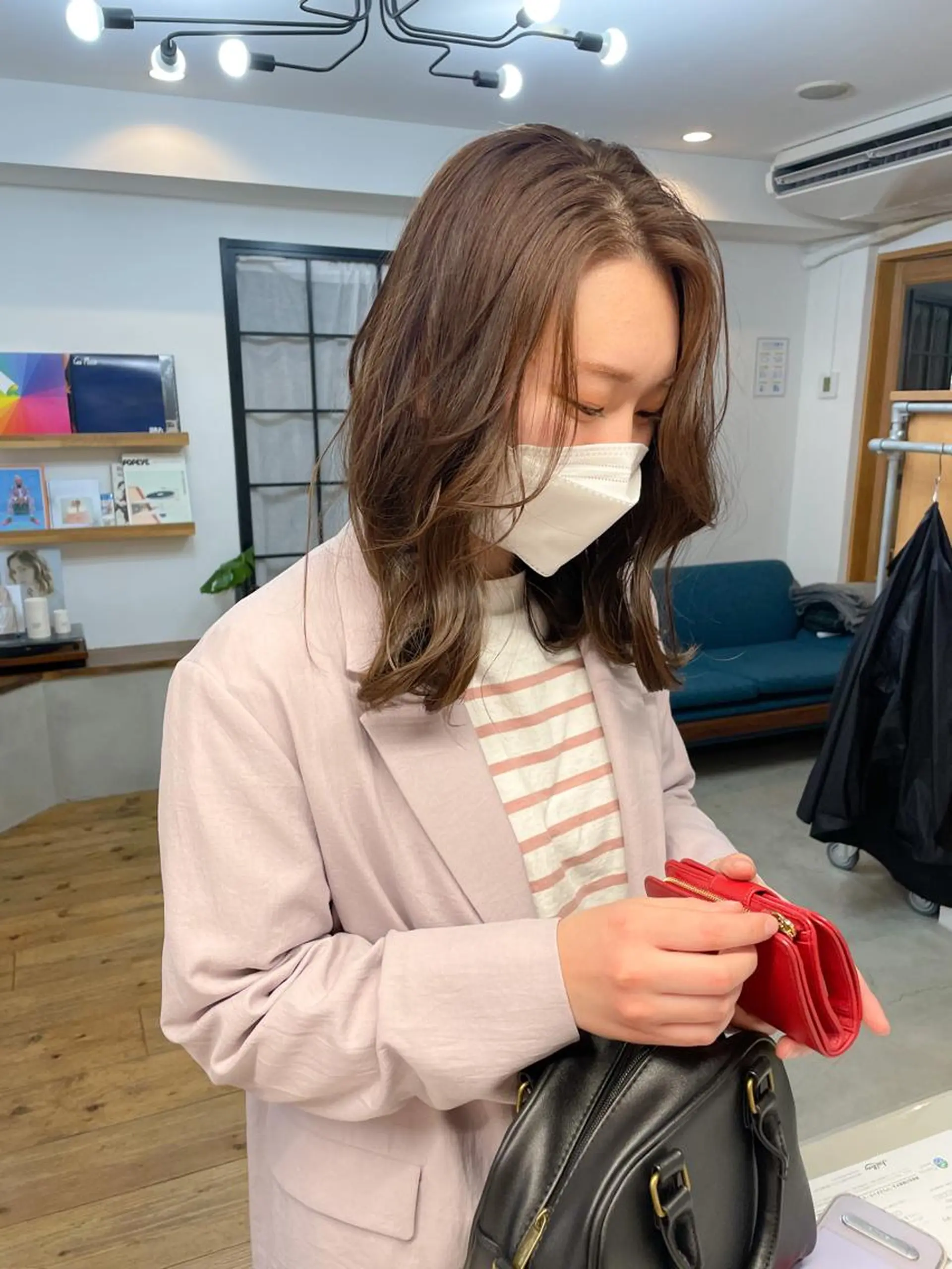 ミディアム COMILE 🌼 SUZUKAのヘアスタイル