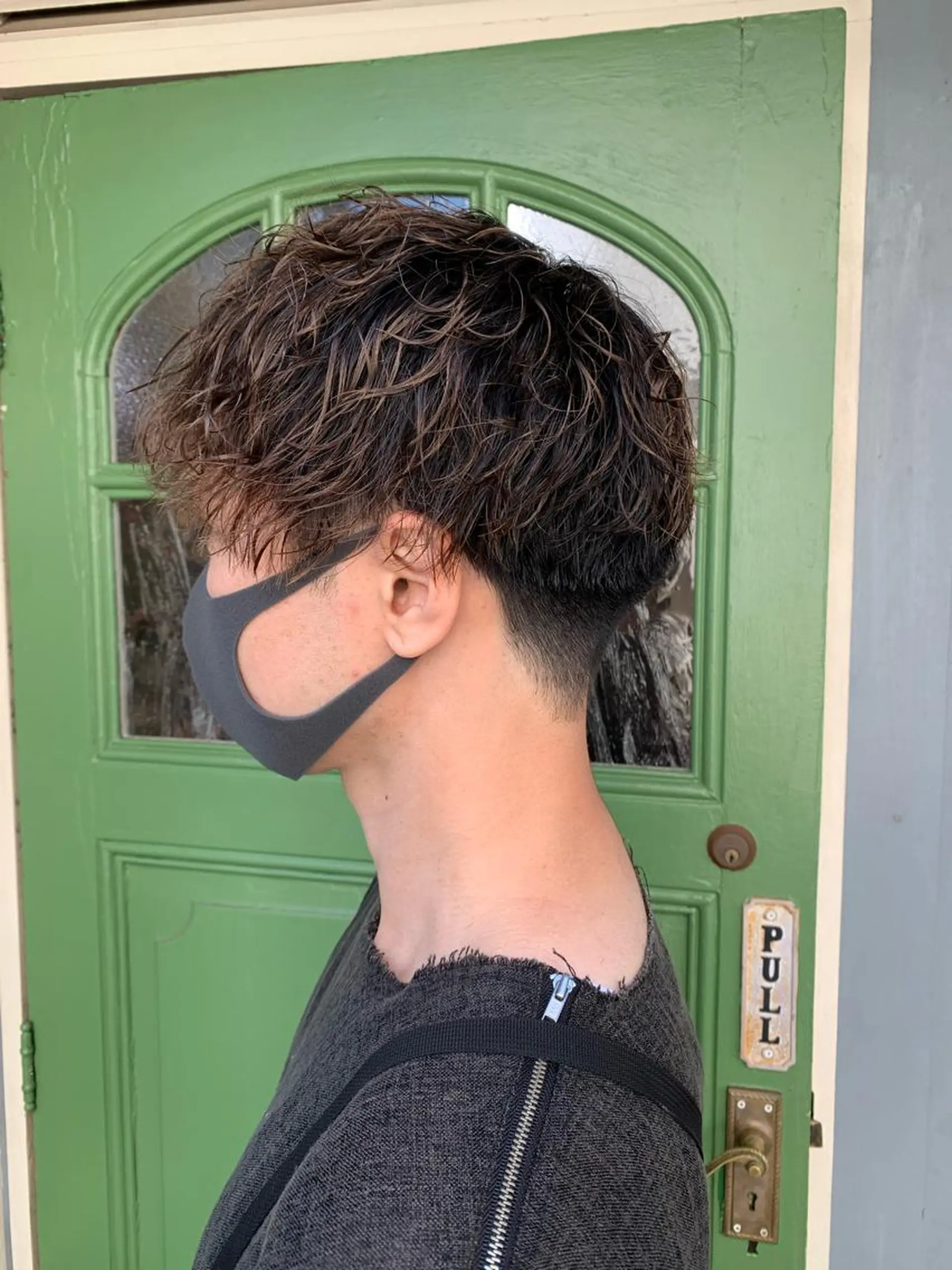 カラー ヘアカラー 清水千優/パーマ/透 明感カラー/メンズのヘアスタイル