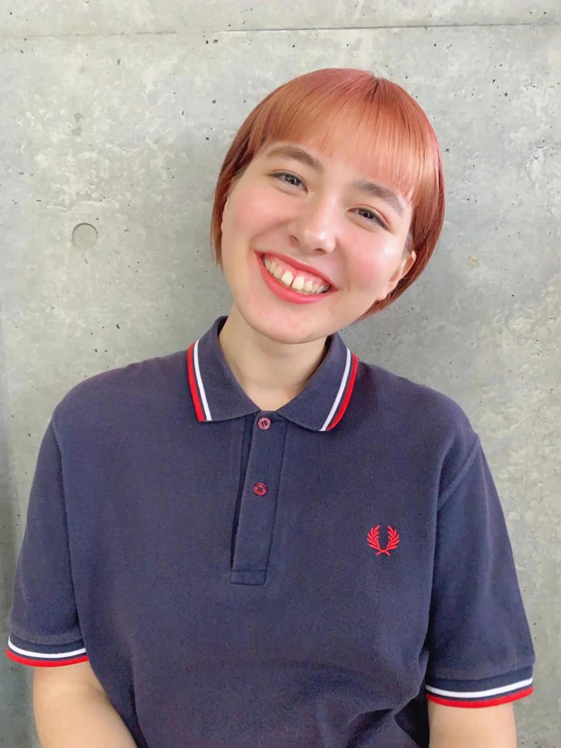 ショート カラー ボブパーマコテ巻き風 パーマNo1深江秀平のヘアスタイル