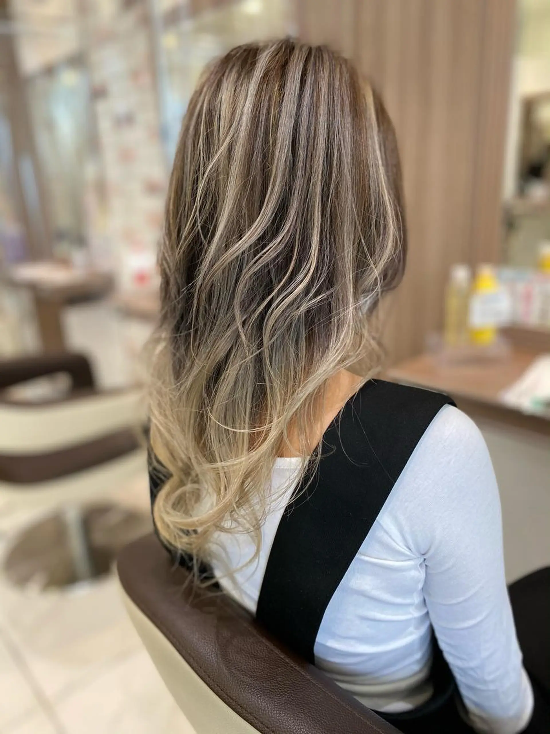 ロング カラー 田中 慎也のヘアスタイル