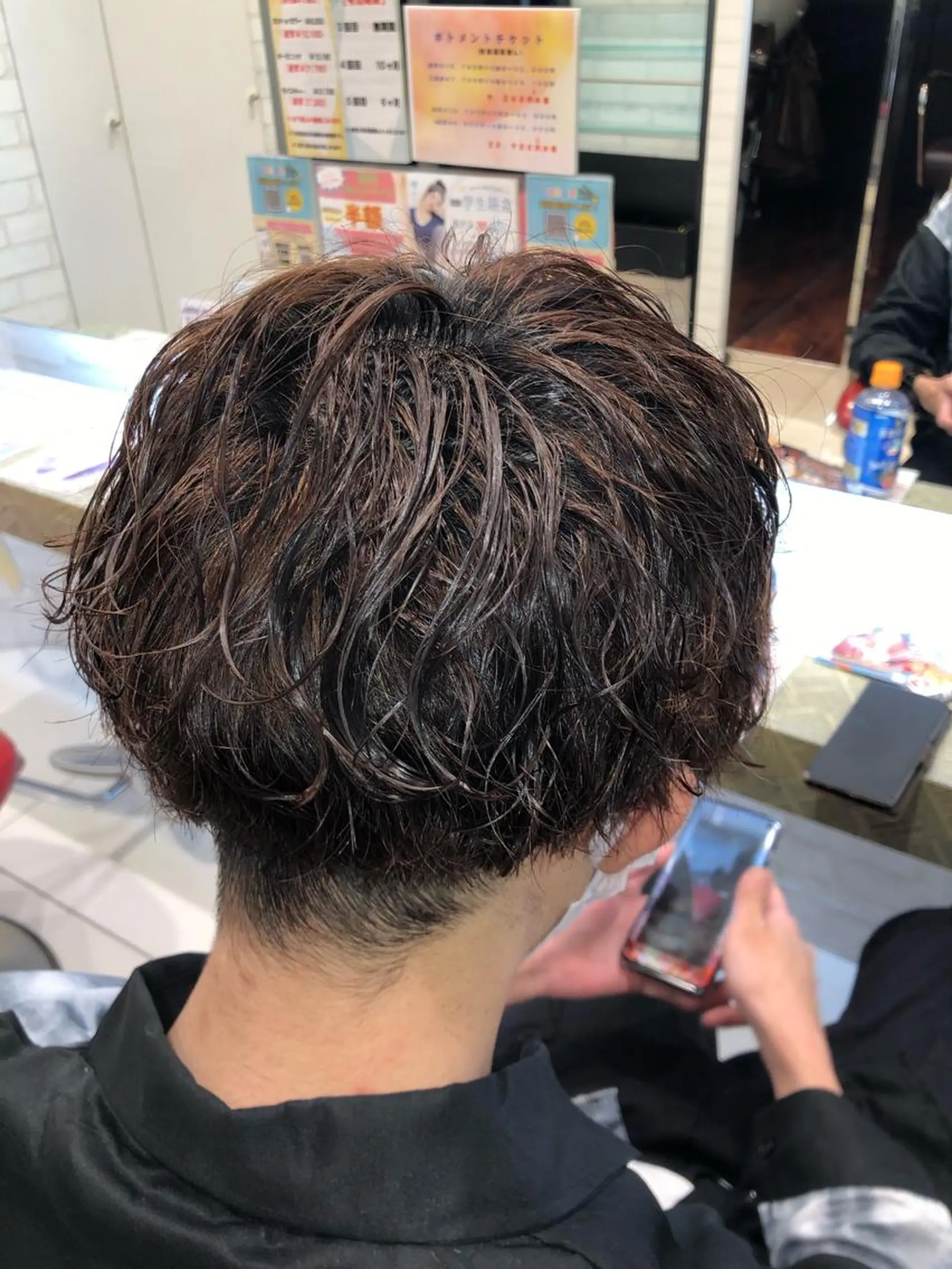 パーマ メンズ カット パーマ 木野 翔斗のヘアスタイル
