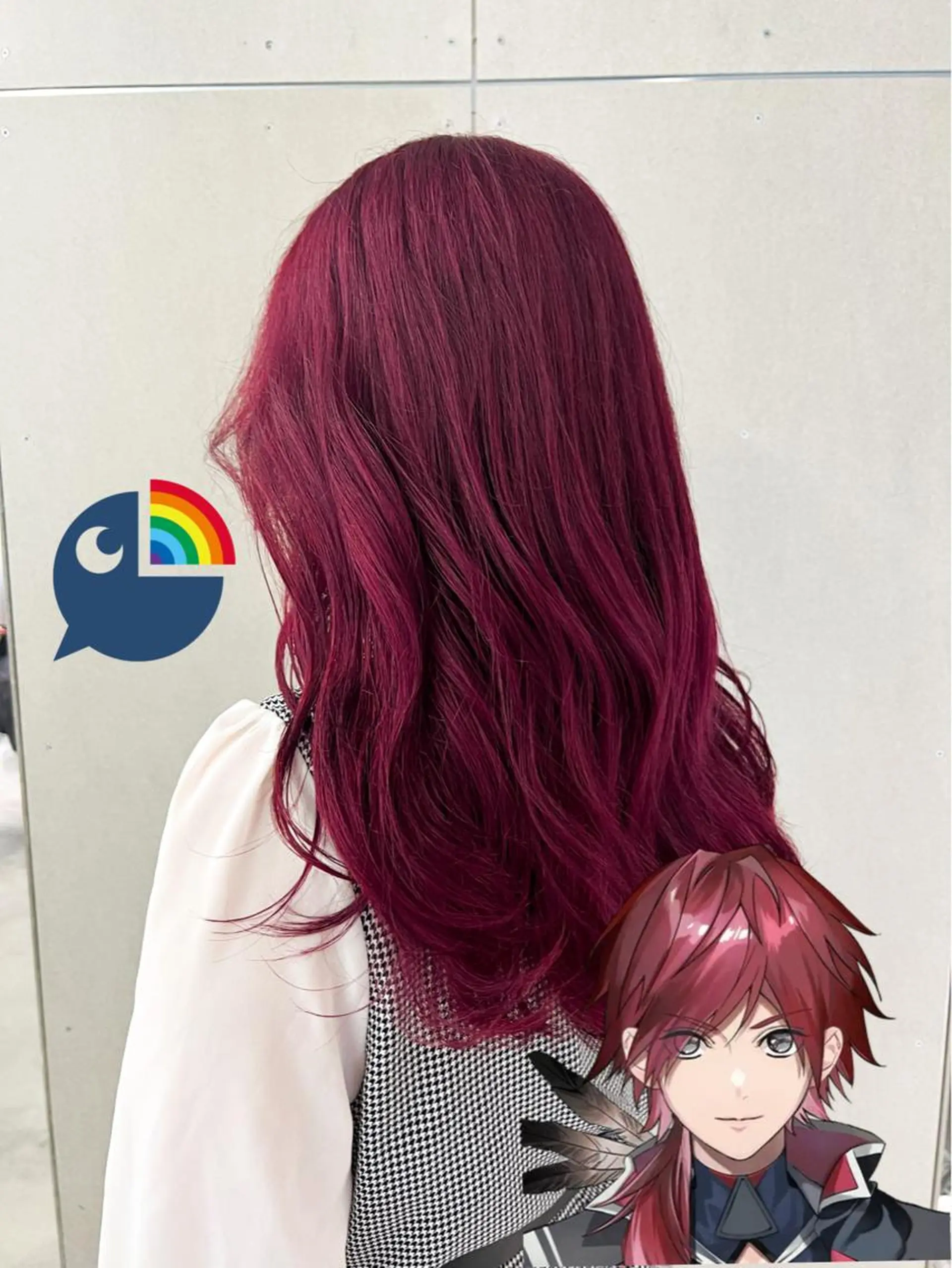 ロング カラー GEM lit所属・メ イのヘアスタイル