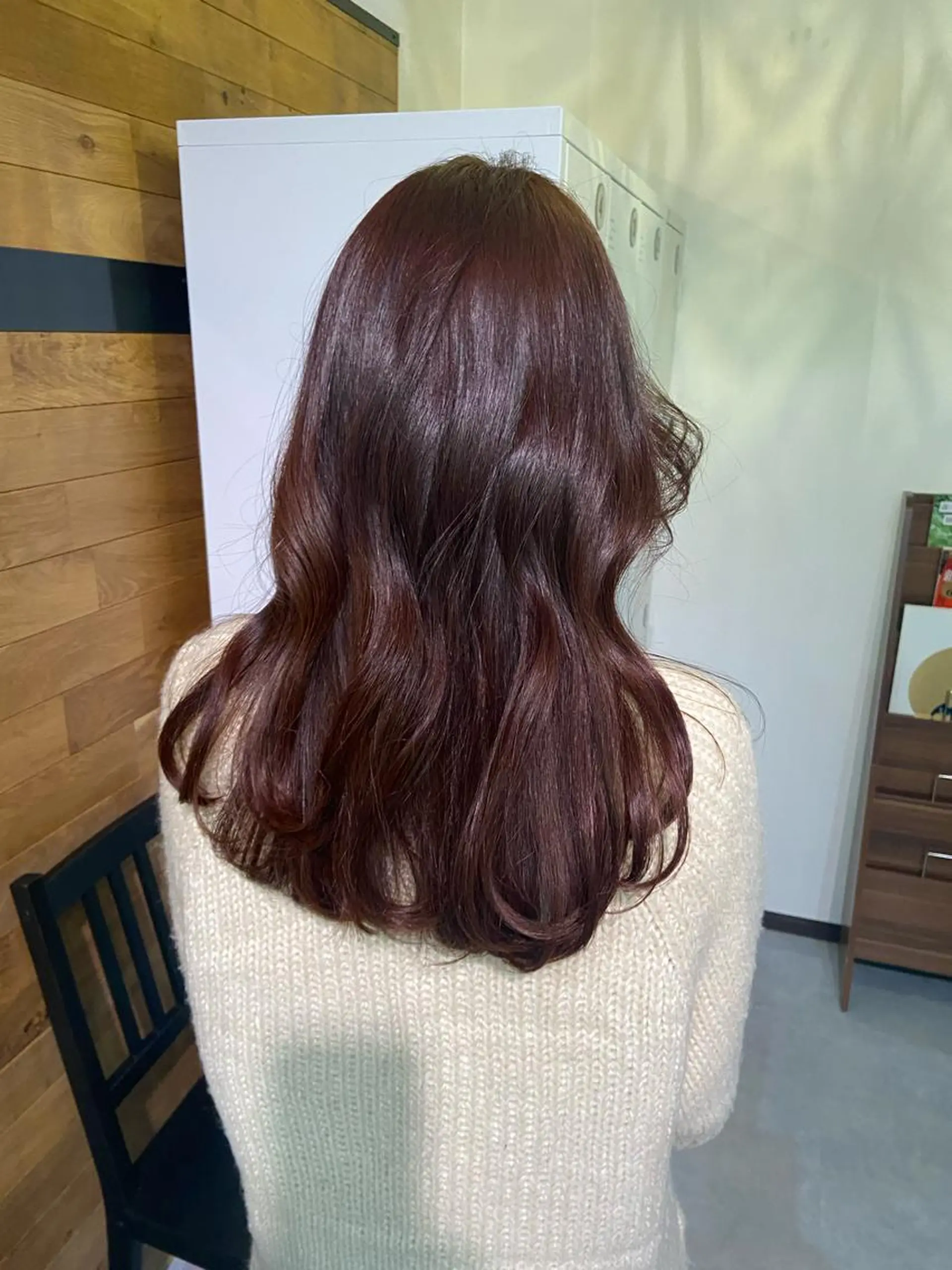 セミロング カラー ヘアアレンジ 田中 あやなのヘアスタイル