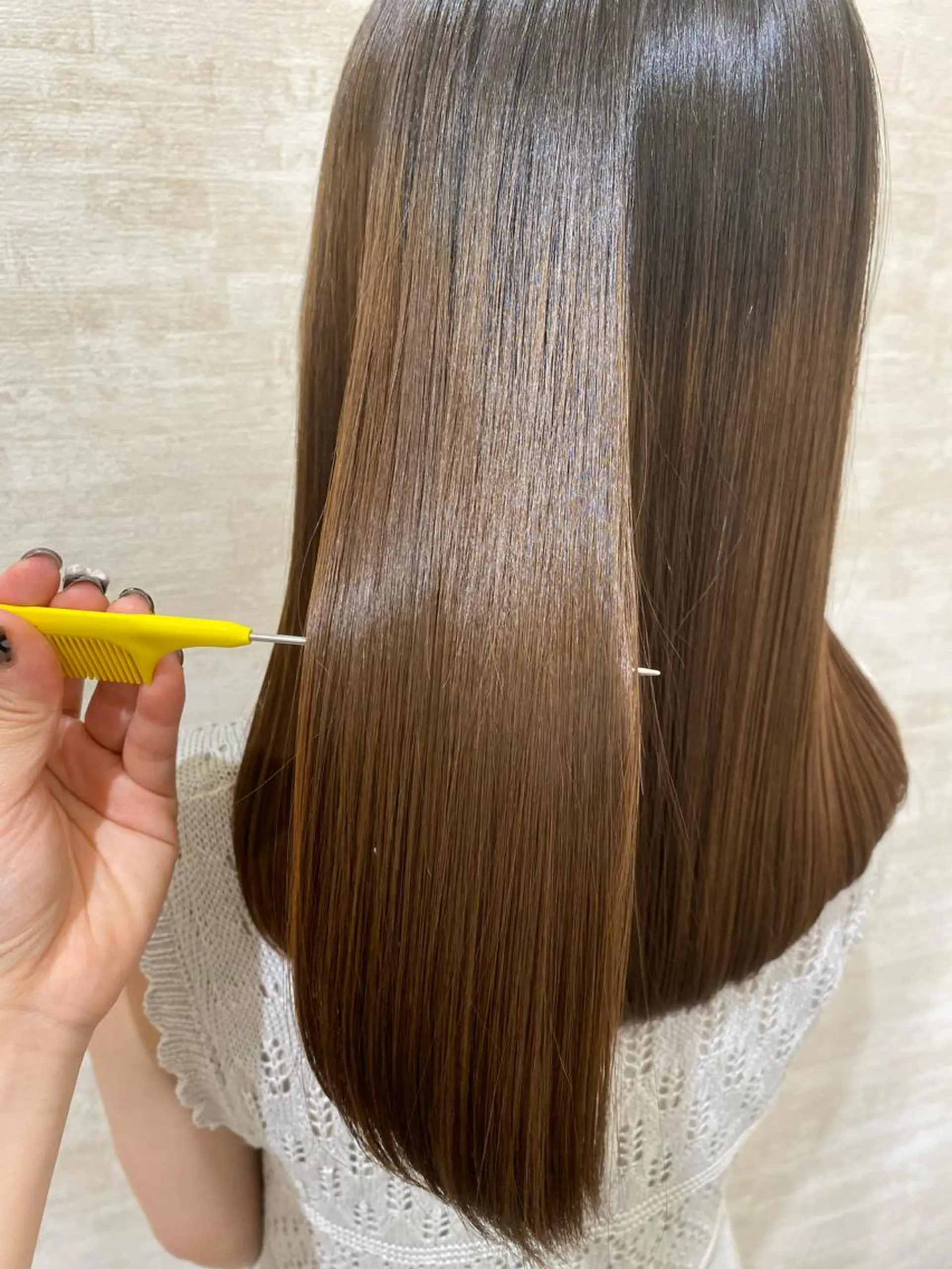 ロング カラー ヘアアレンジ 髪質改善&艶感カラー 🪄岡井美結のヘアスタイル