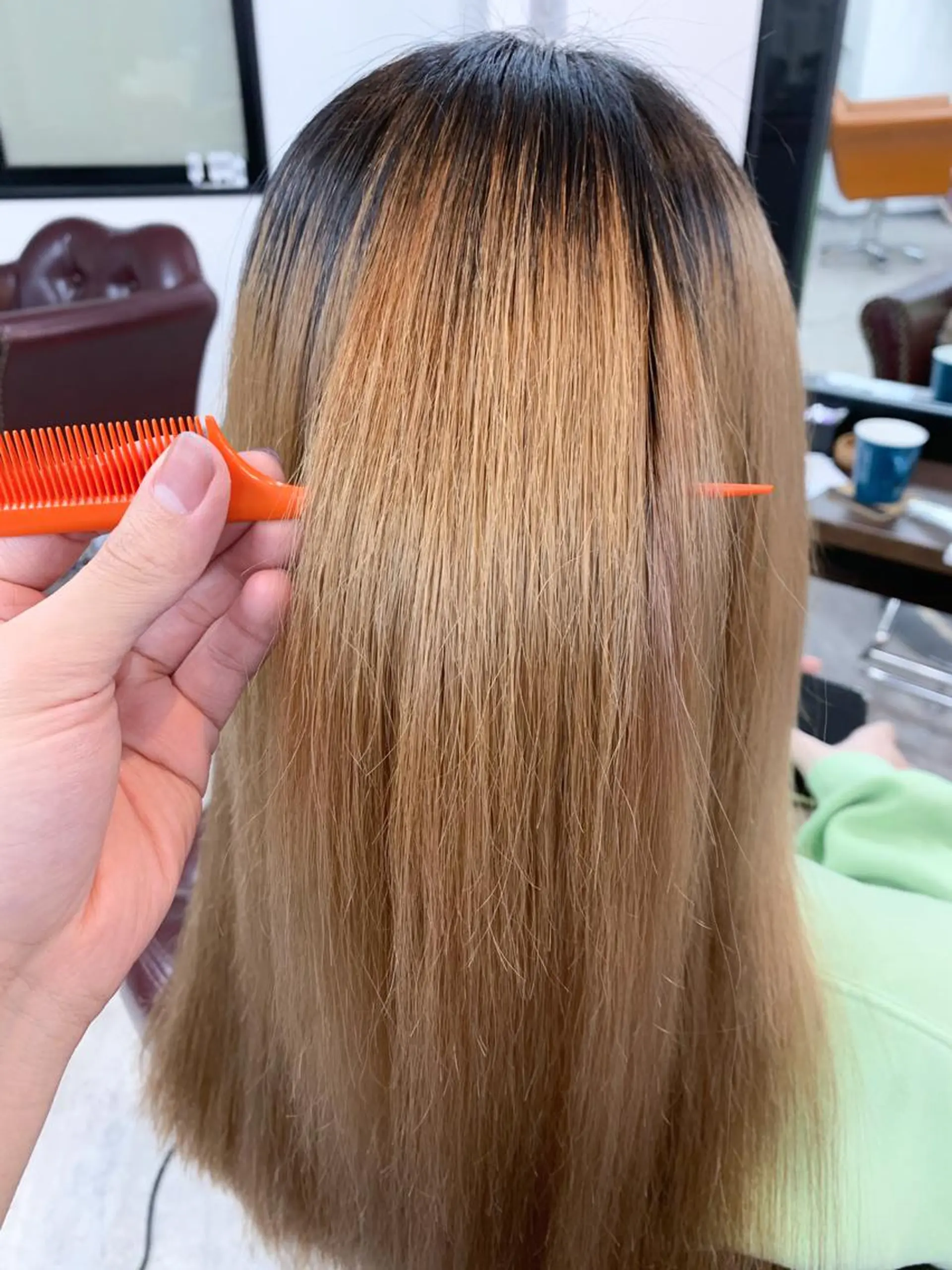 ロング 🥇近藤 恭輔🥇 Recharme新保のヘアスタイル