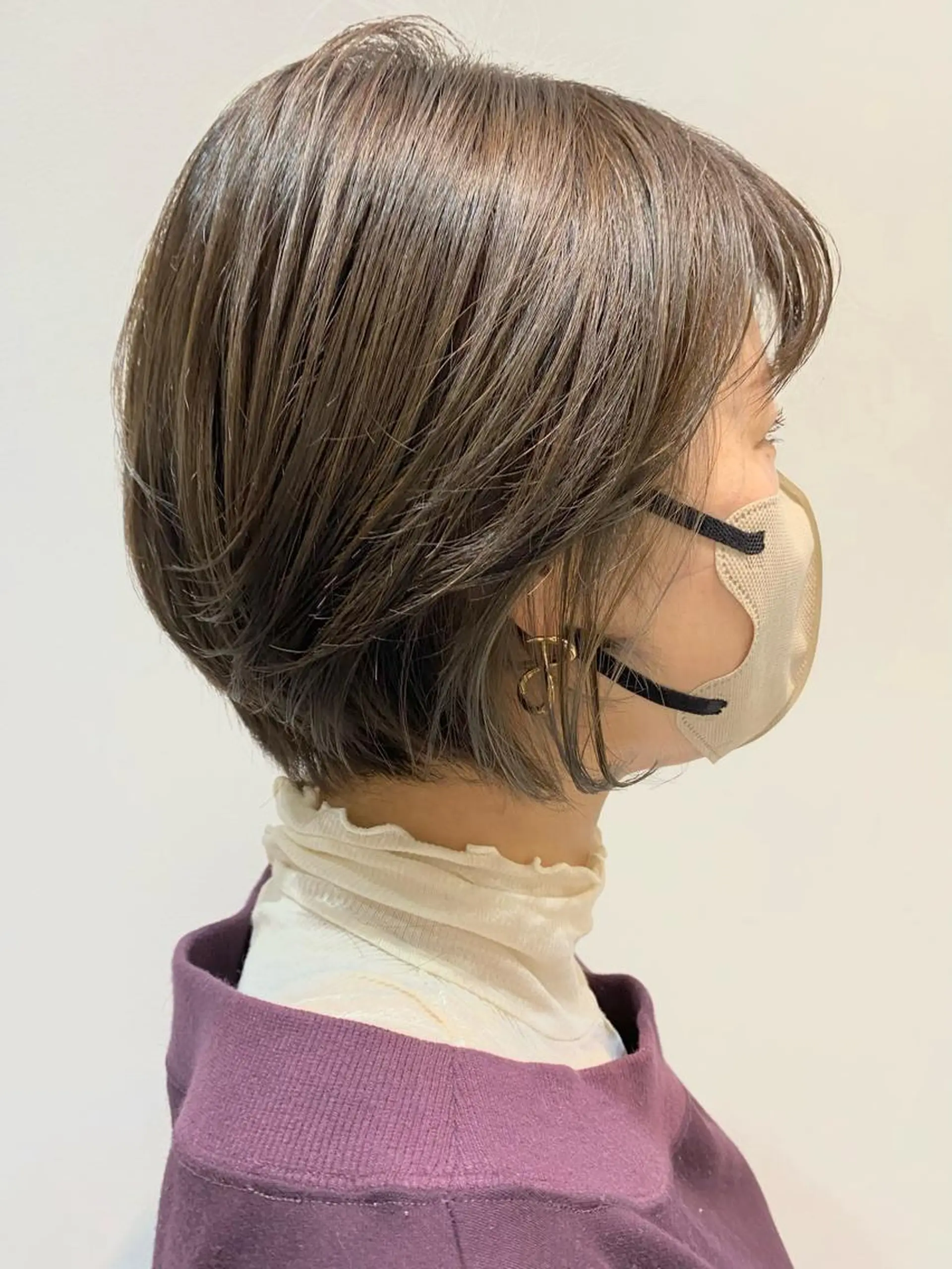 ショート カラー バレイヤージュ ブリーチ ブルーカラー ケアブリーチ デザインカラー カット ヘアカラー トリートメント 大人かわいい×艶髪 🤍塩川のヘアスタイル