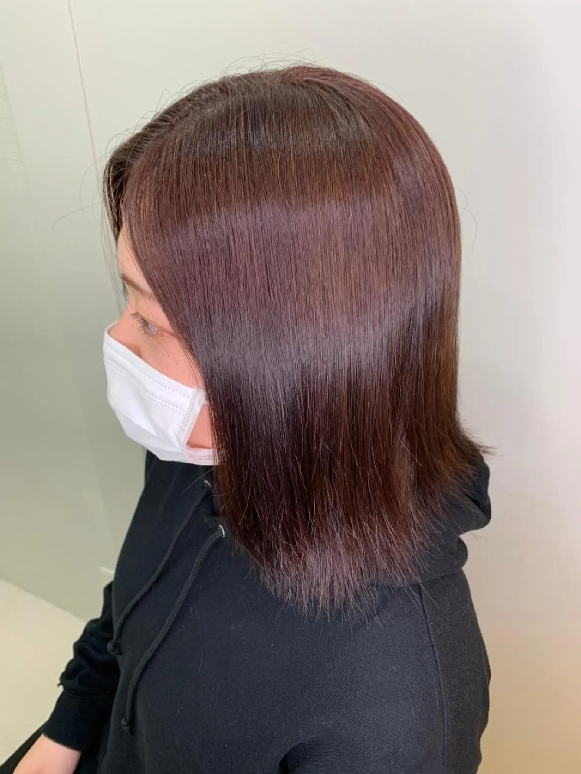 カラー ピンクカラー ami所属・野口 凌のヘアスタイル