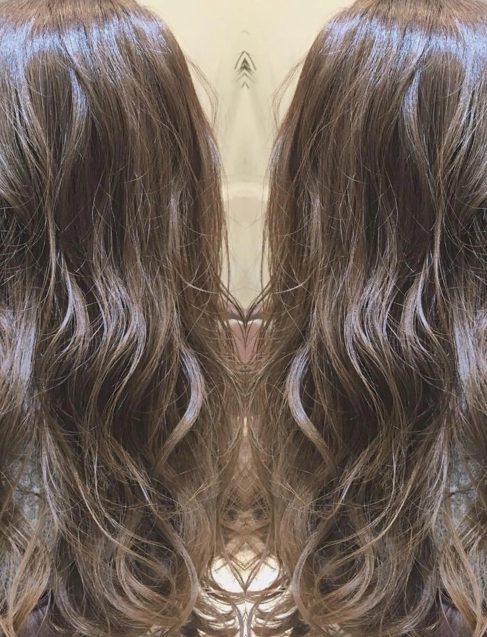 ロング カラー パーマ ヘアアレンジ Device ディバイスのヘアスタイル