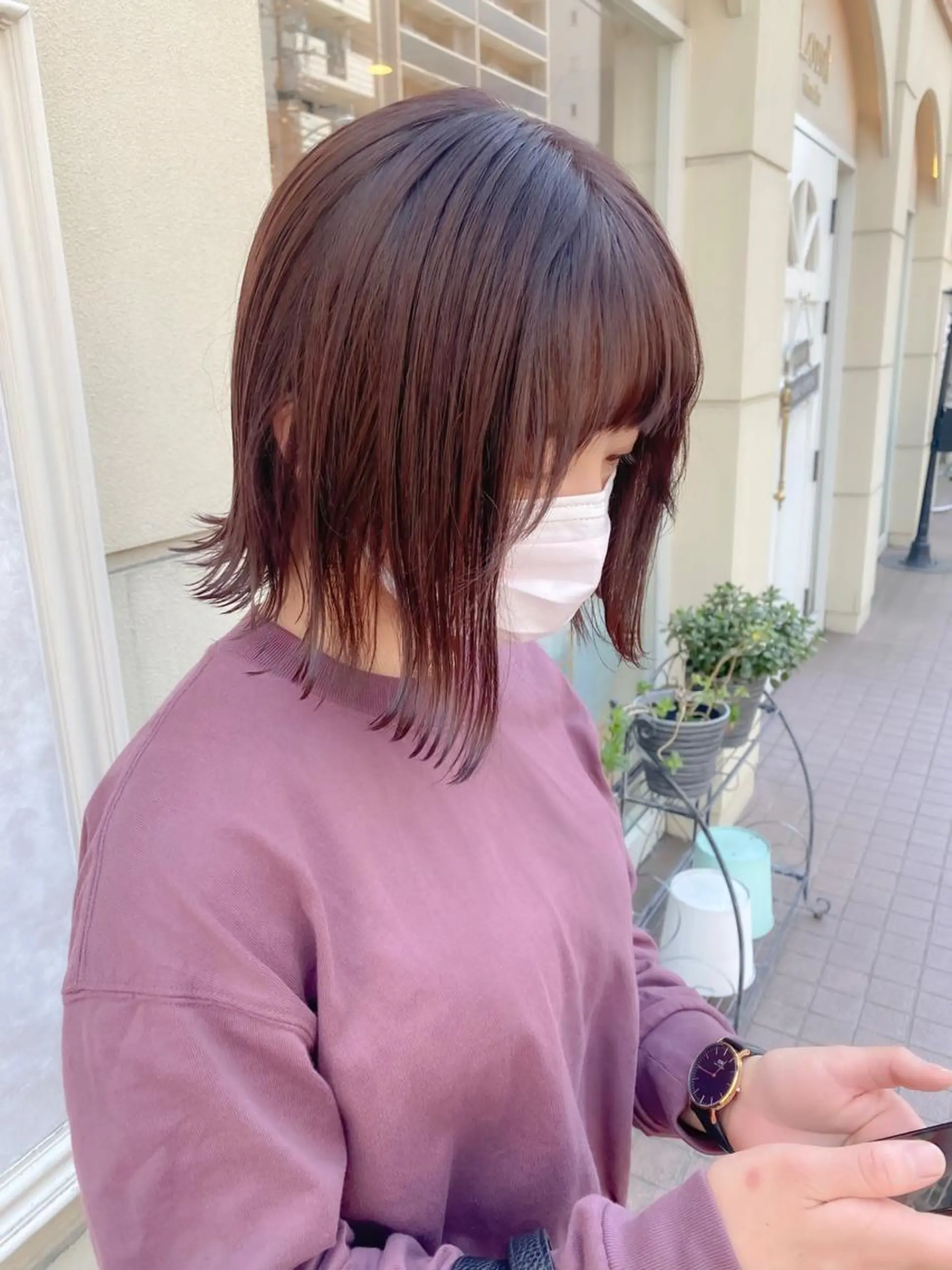 ショート カット ヘアカラー トリートメント レイヤー/韓国/ボブ 縮毛矯正/畠中ケントのヘアスタイル