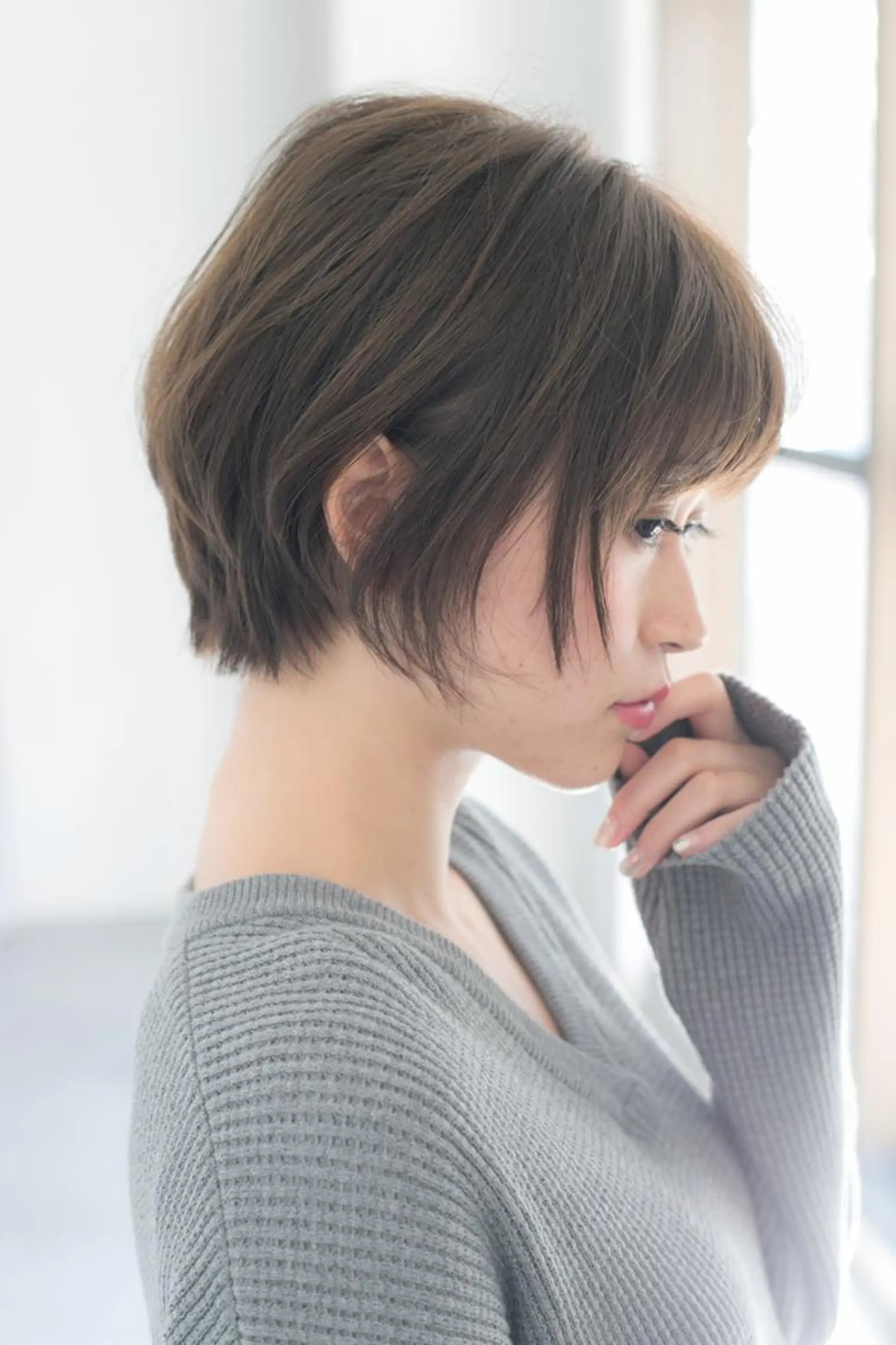 ショート カラー 羽田 ひろむのヘアスタイル