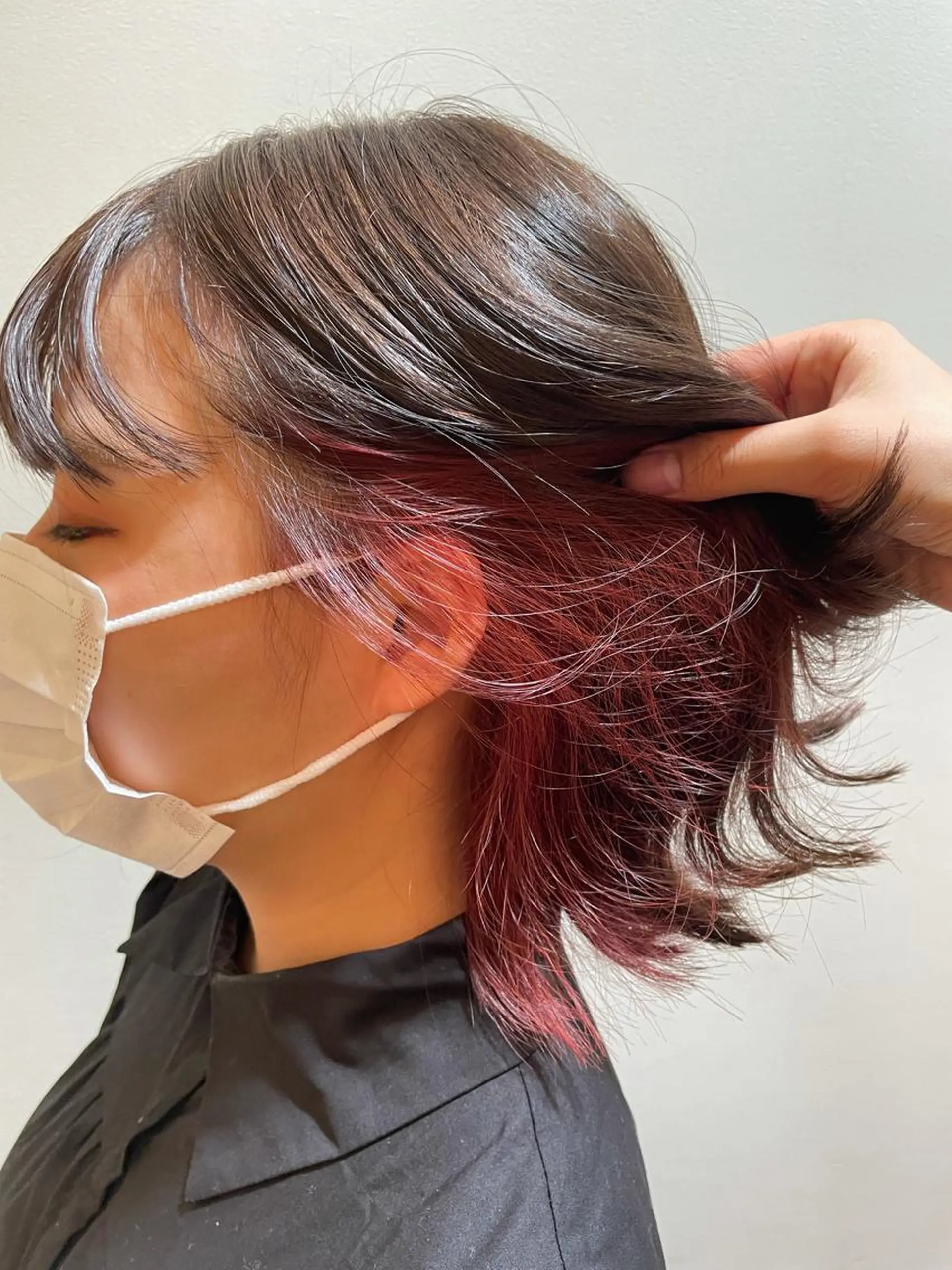 カラー インナーカラー 韓国風/亀之園 涼のヘアスタイル