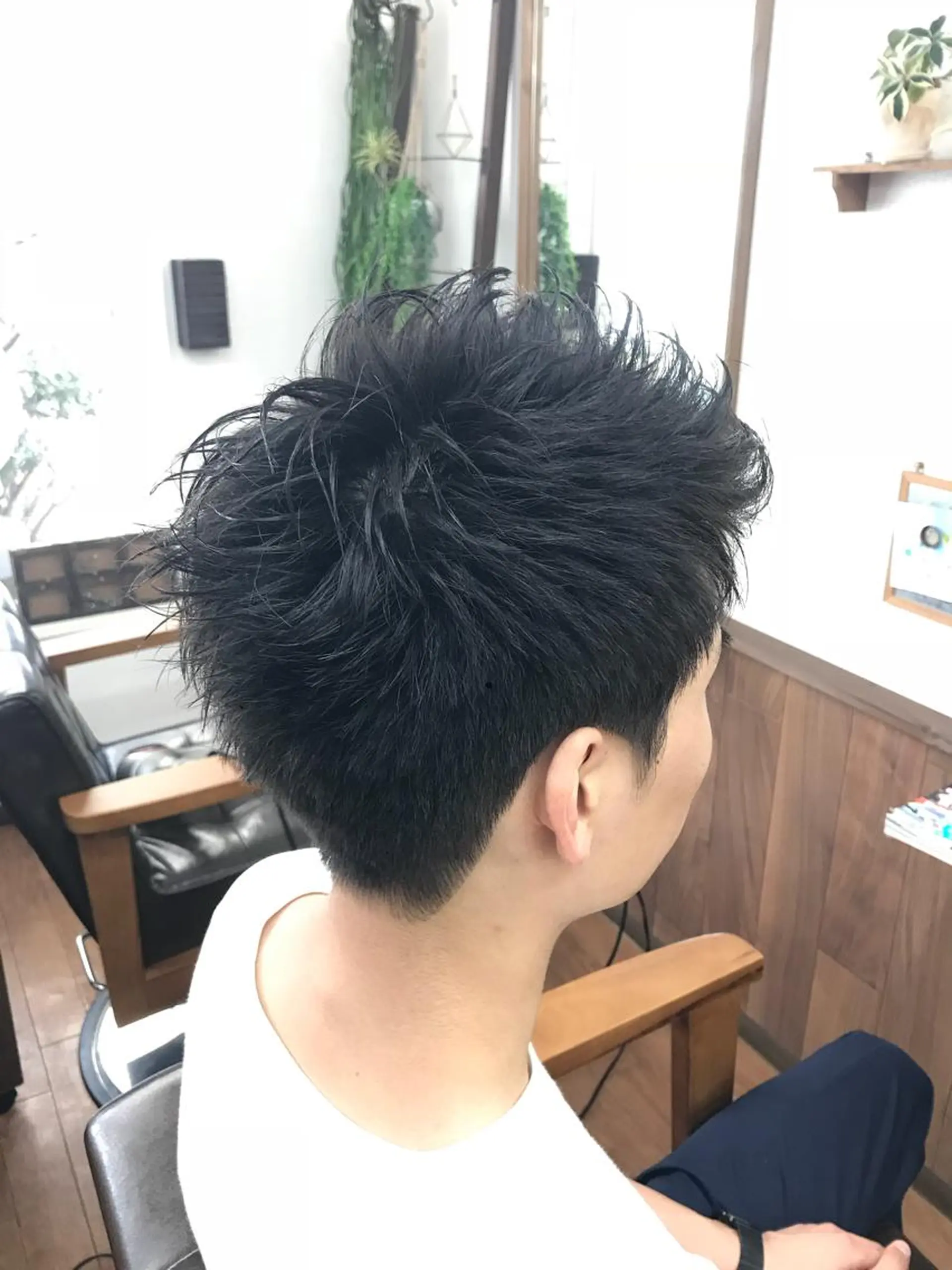 ショート パーマ メンズ 美容室 salon de craft所属・澤田 拓己のヘアスタイル