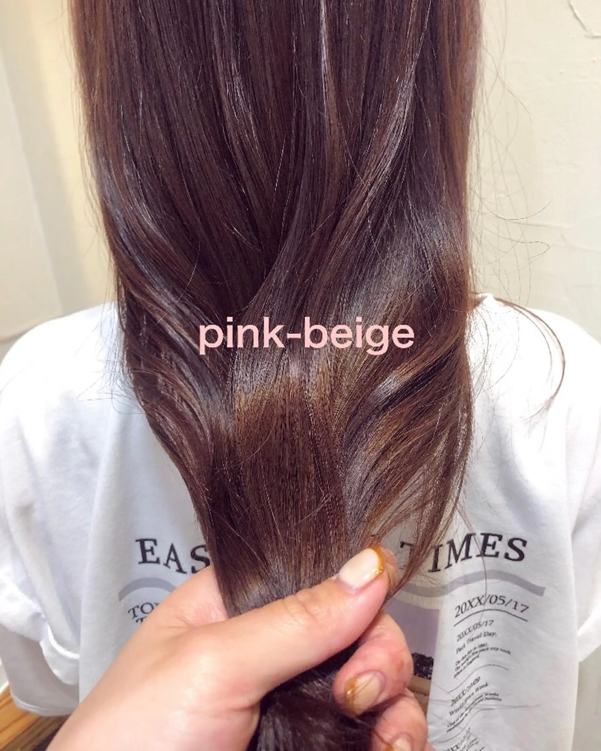 ロング カラー La  fith hair lien西宮北口所属・赤み消しカラー/透 明感カラー/有吉優香のヘアスタイル