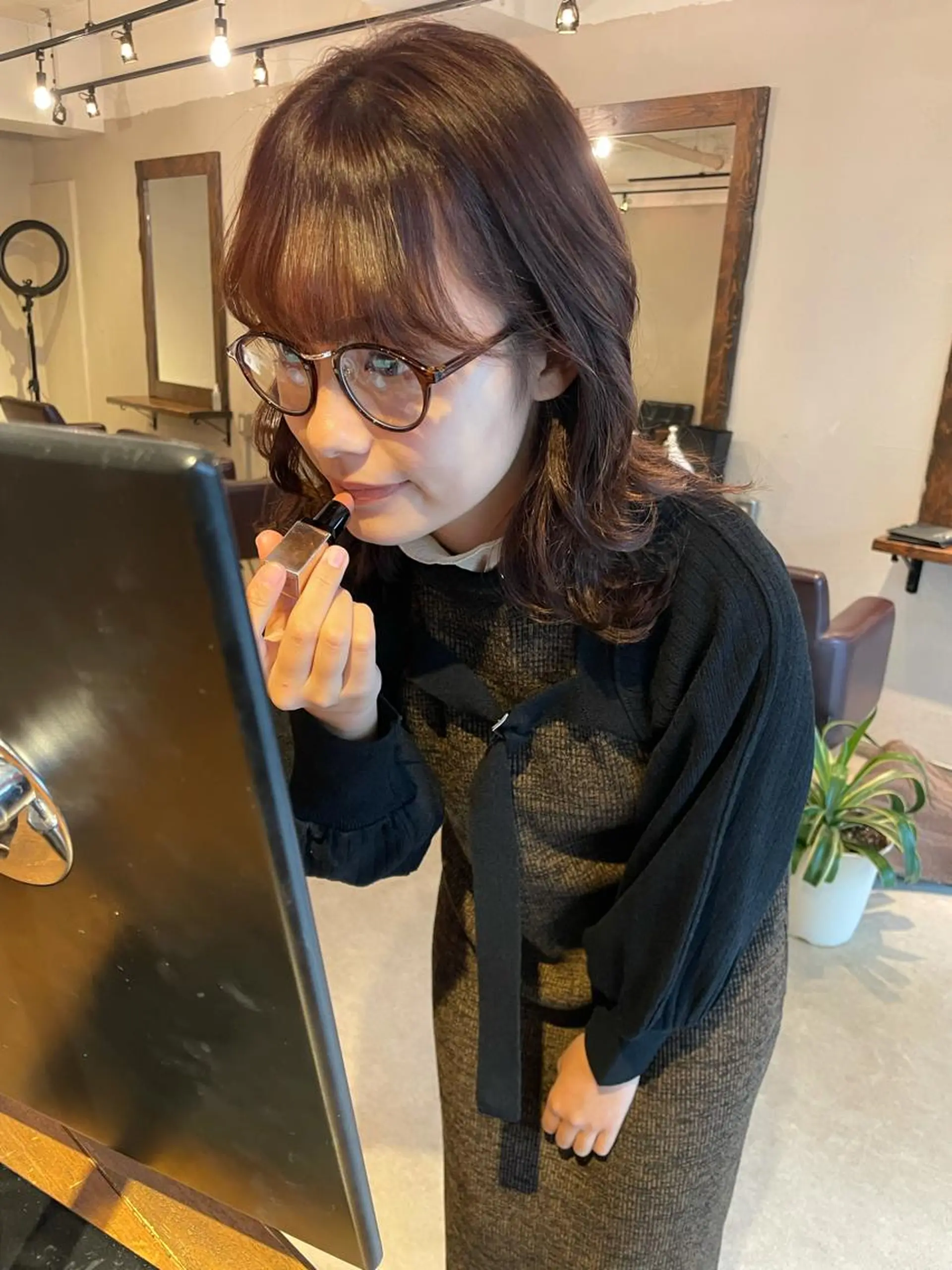 ミディアム ボブ デザインカット 東京の技術を 京都で✂︎🕊️💖のヘアスタイル