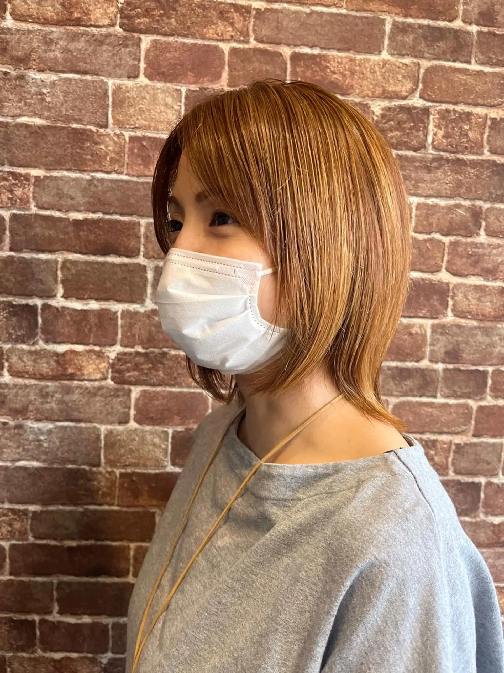 ミディアム カラー パーマ ヘアアレンジ メンズ キッズ ネイル マツエク・マツパ アイブロウ ミディアムパーマ メンズパーマ ブラウンカラー ケアカラー 透明感カラー カット トリートメント ヘッドスパ times salon名駅所属・久木原 ゆりのヘアスタイル