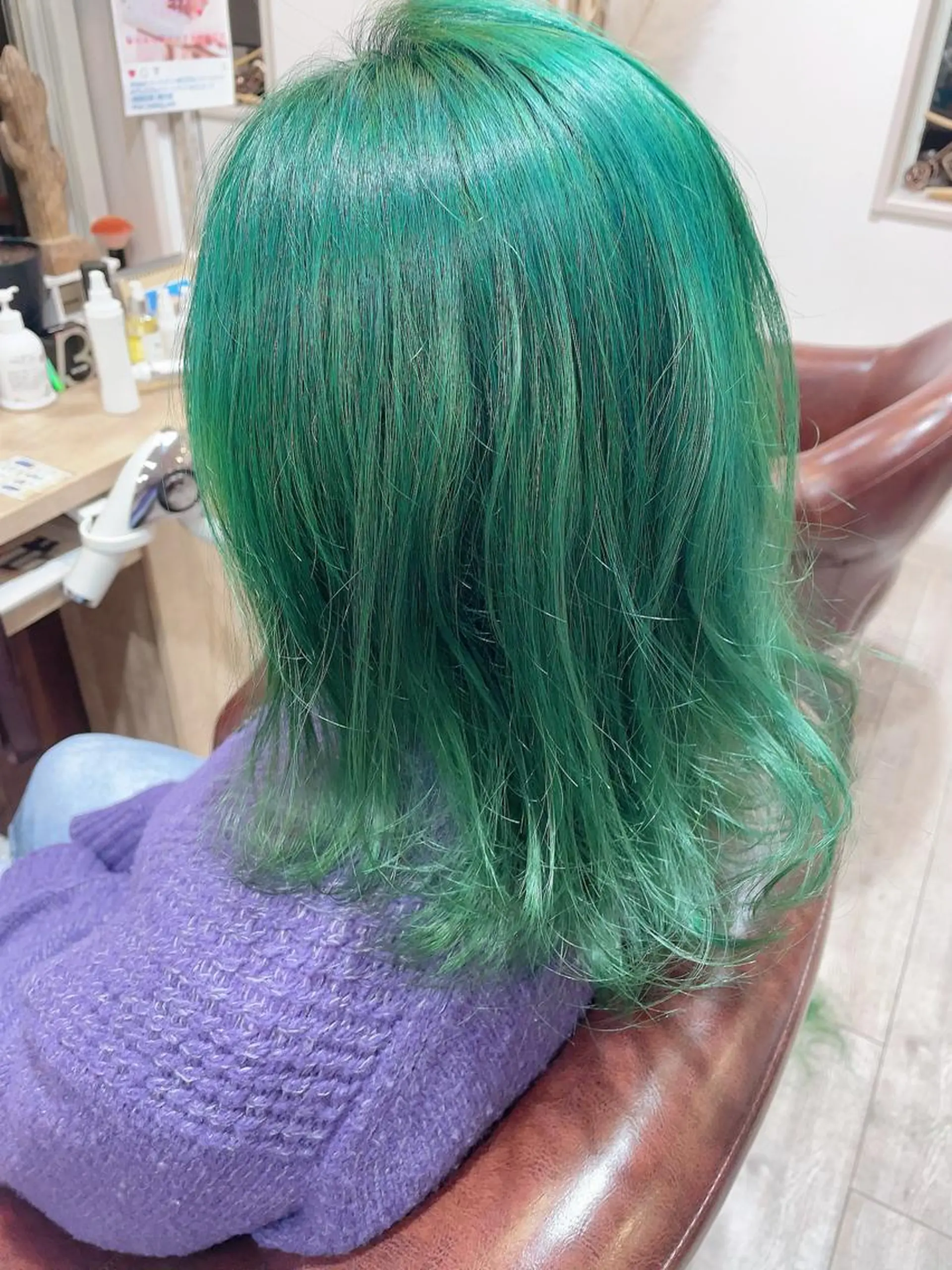 ミディアム カラー ヘアカラー ダブルカラー🎉 ハイトーン🎉スドウのヘアスタイル