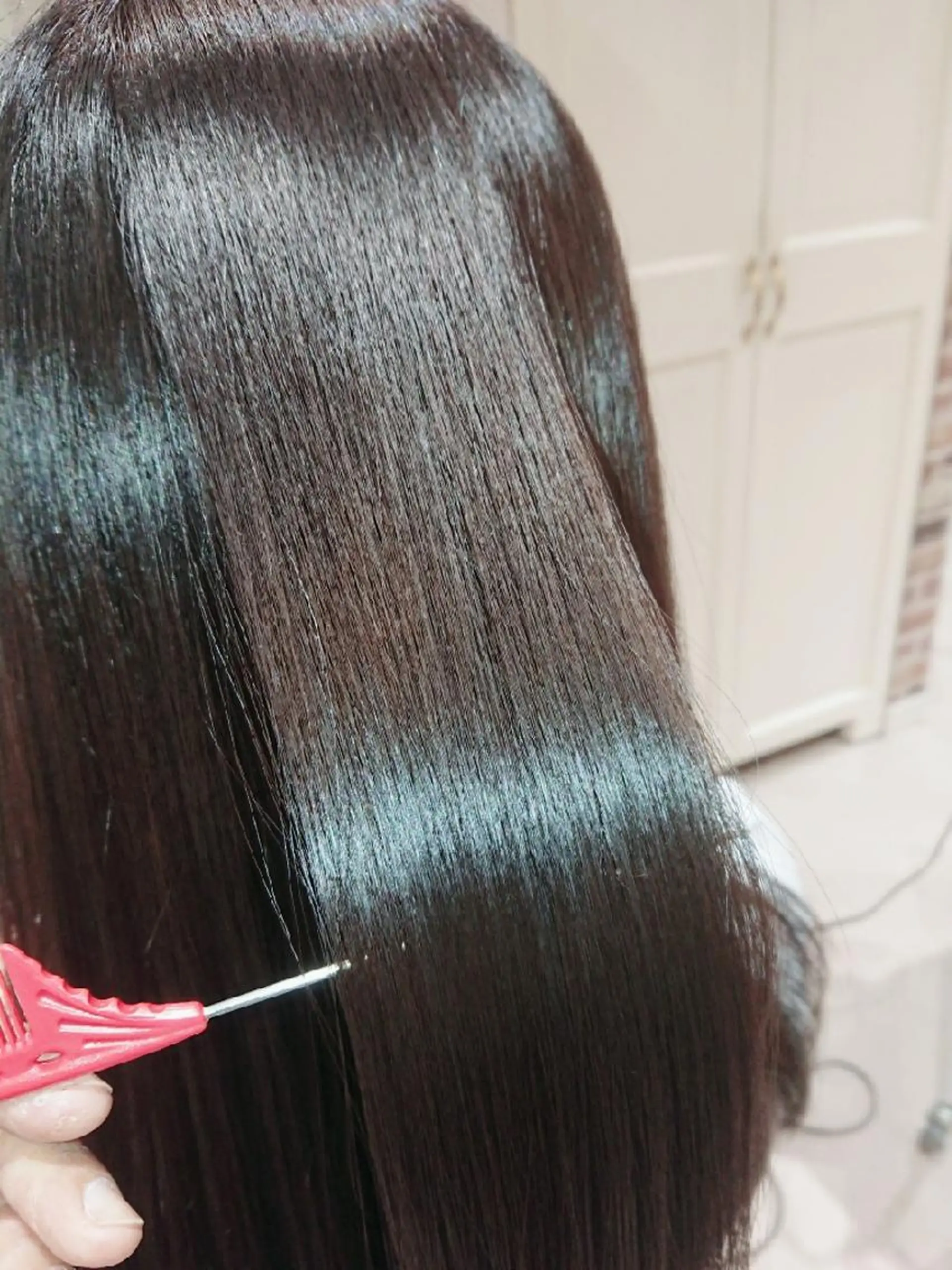 ロング パーマ 髪質改善 ストレートパーマ カット 縮毛矯正 トリートメント GO TODAY SHAiRE SALON キラリトギンザ店所属・🐱higajo🐱 比嘉門(ヒガジョウ)のヘアスタイル