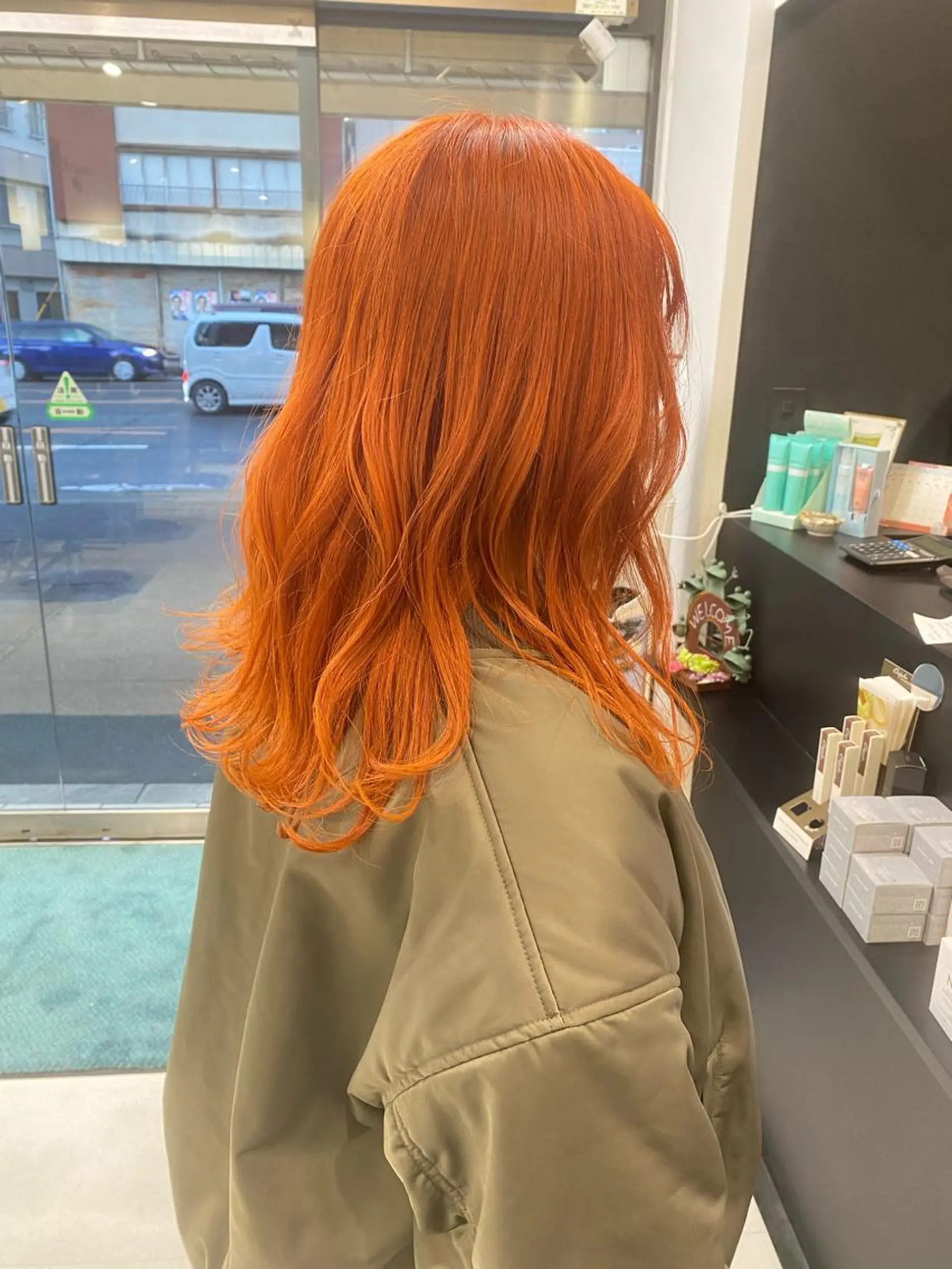 カラー 透明感カラー 板橋　島村美咲のヘアスタイル