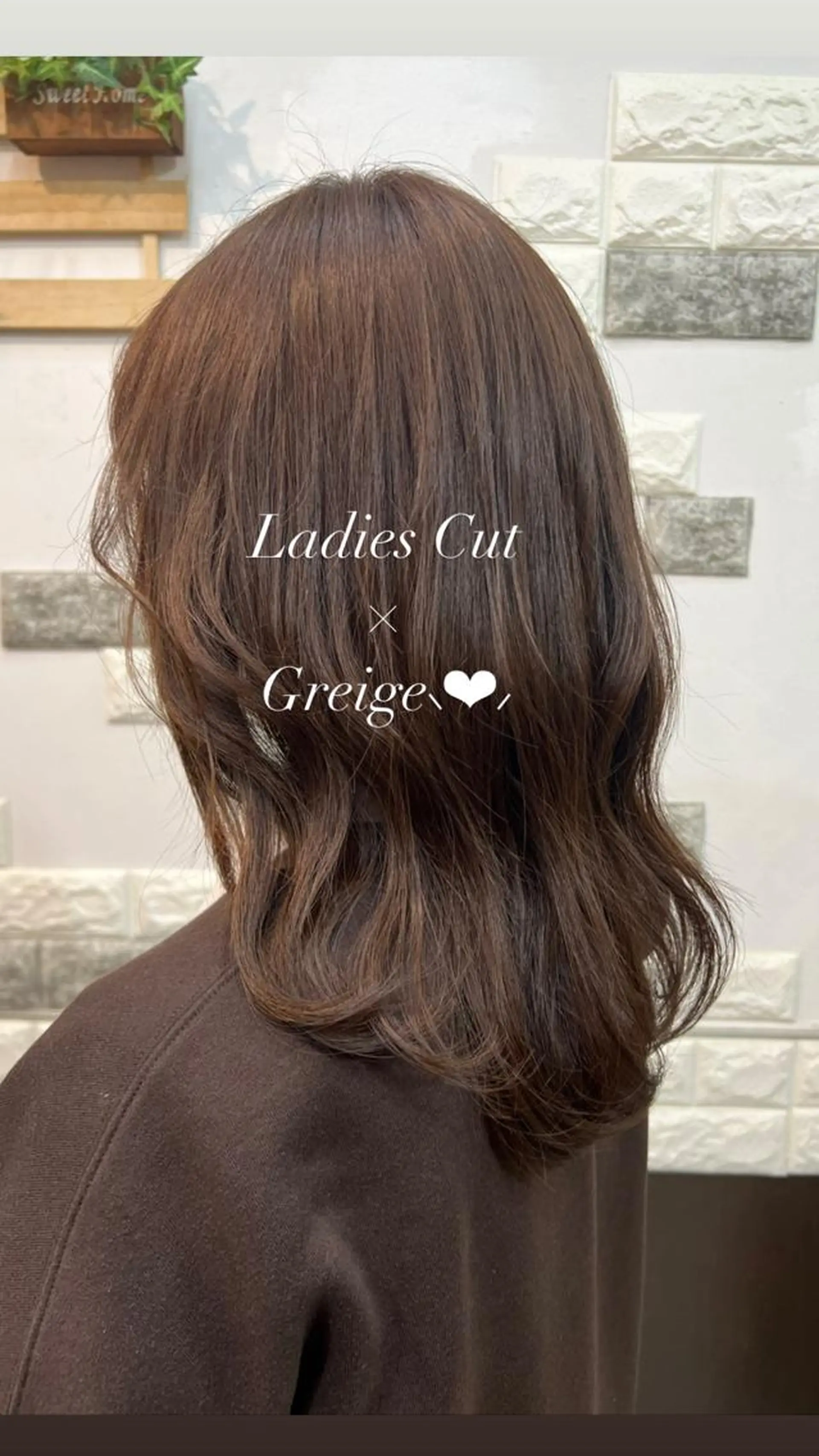 セミロング カラー 大人女性ぼかし メンズ強化🦙平作のヘアスタイル