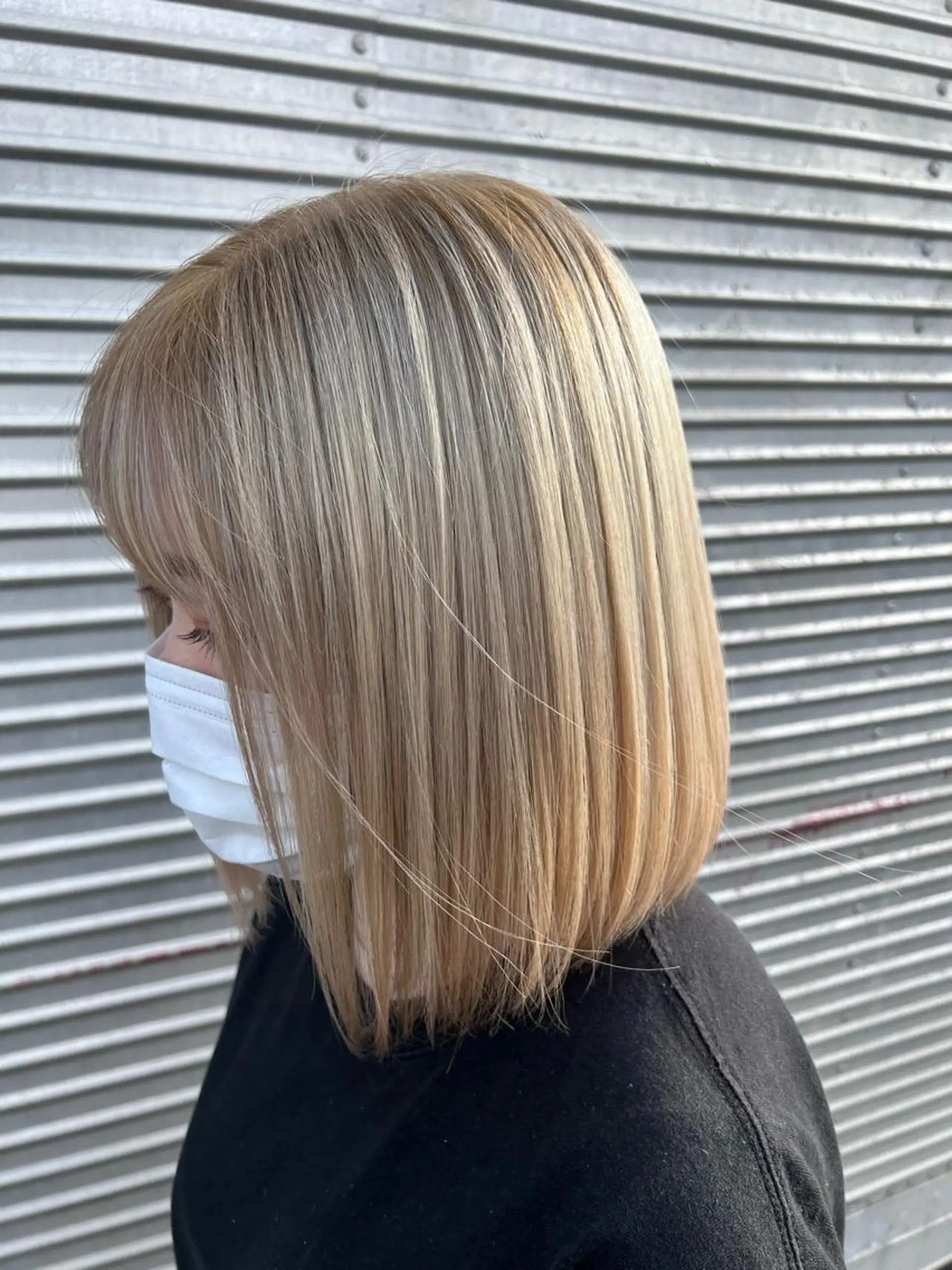 カラー ベージュカラー ブロンド ブロンドベージュ マリブ伊勢崎店所属・平古場 来夢のマツエク・マツパデザイン