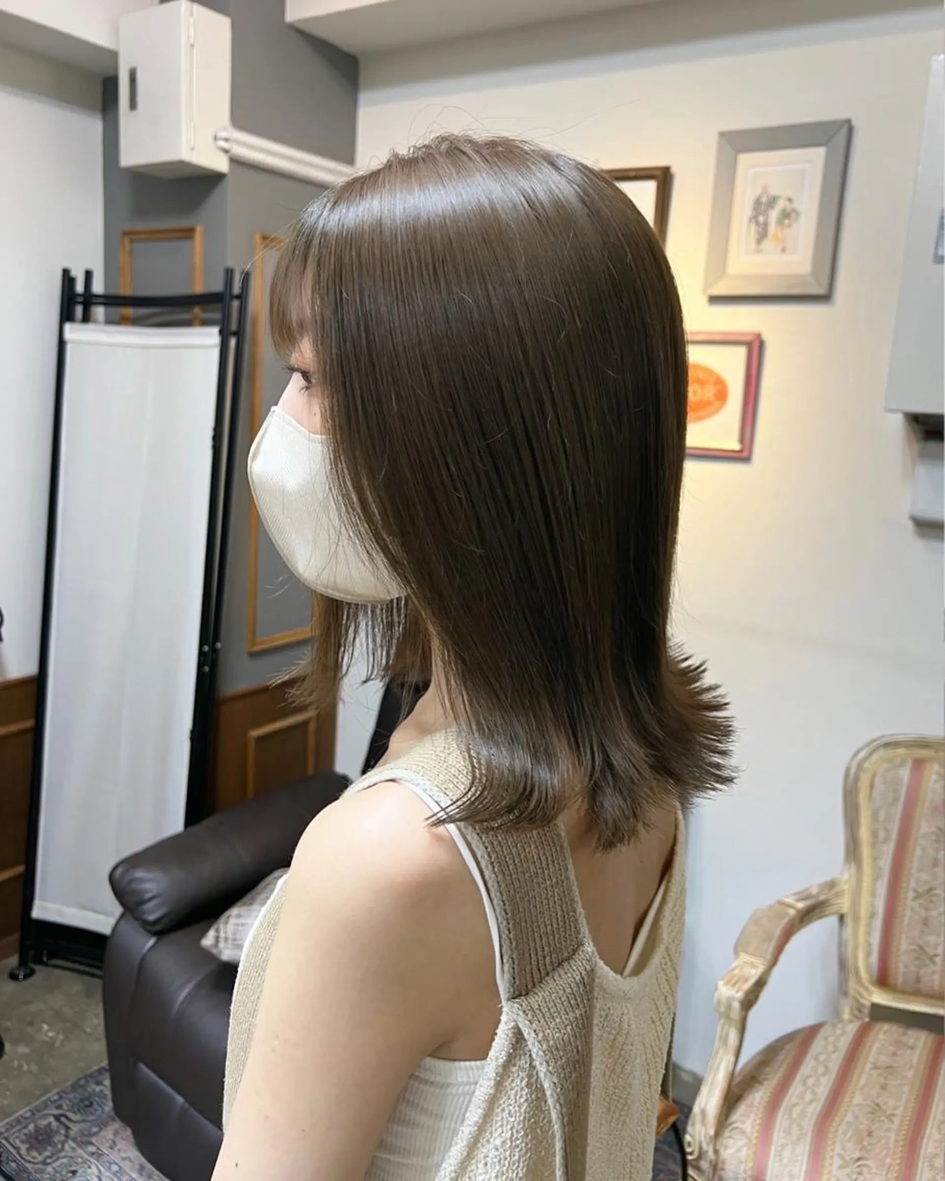 ミディアム まろやか透明感カラー ♡MANAのヘアスタイル