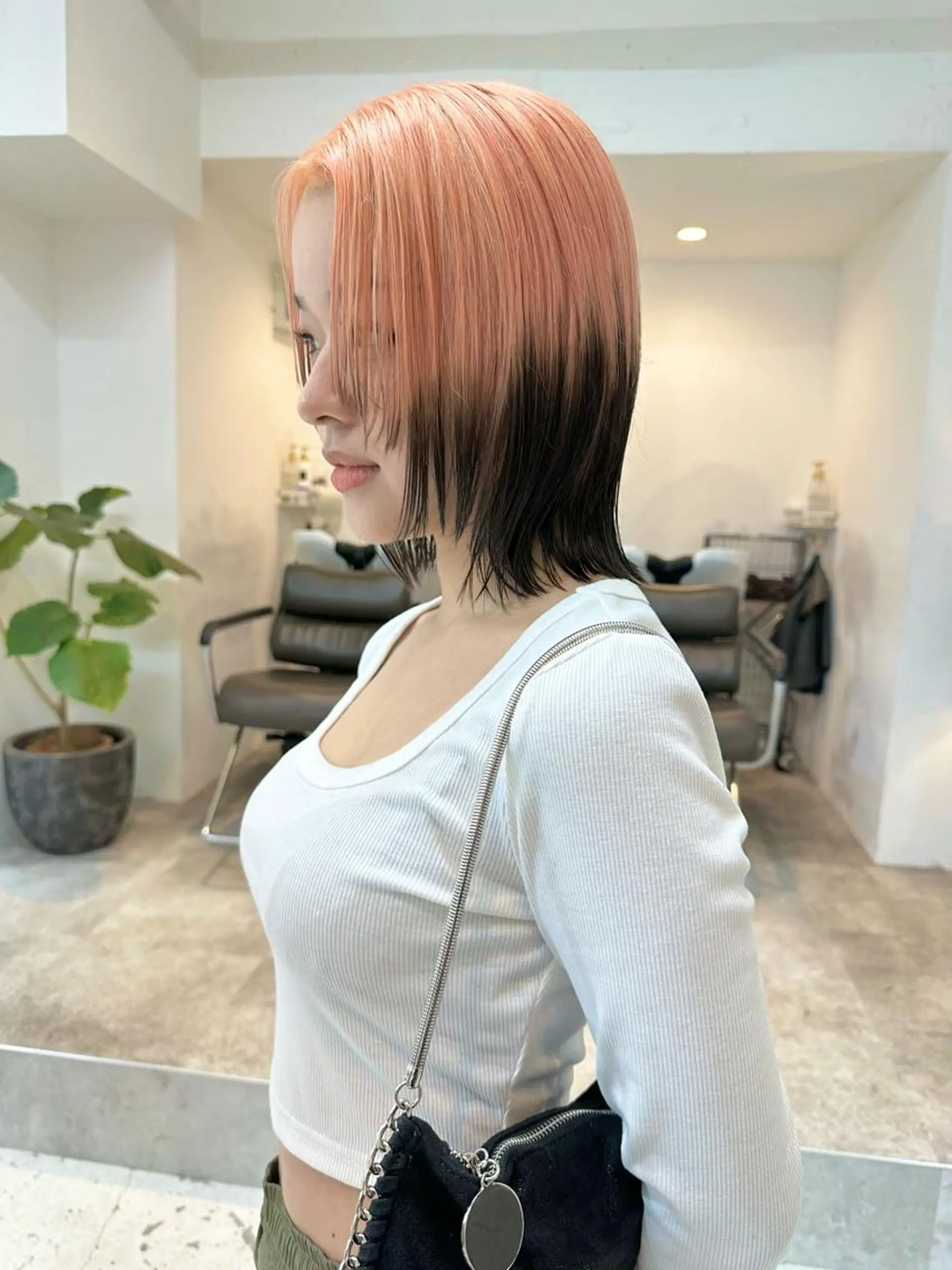 ショート カラー ヘアカラー トリートメント ヘッドスパ ヘアセット kai .のヘアスタイル