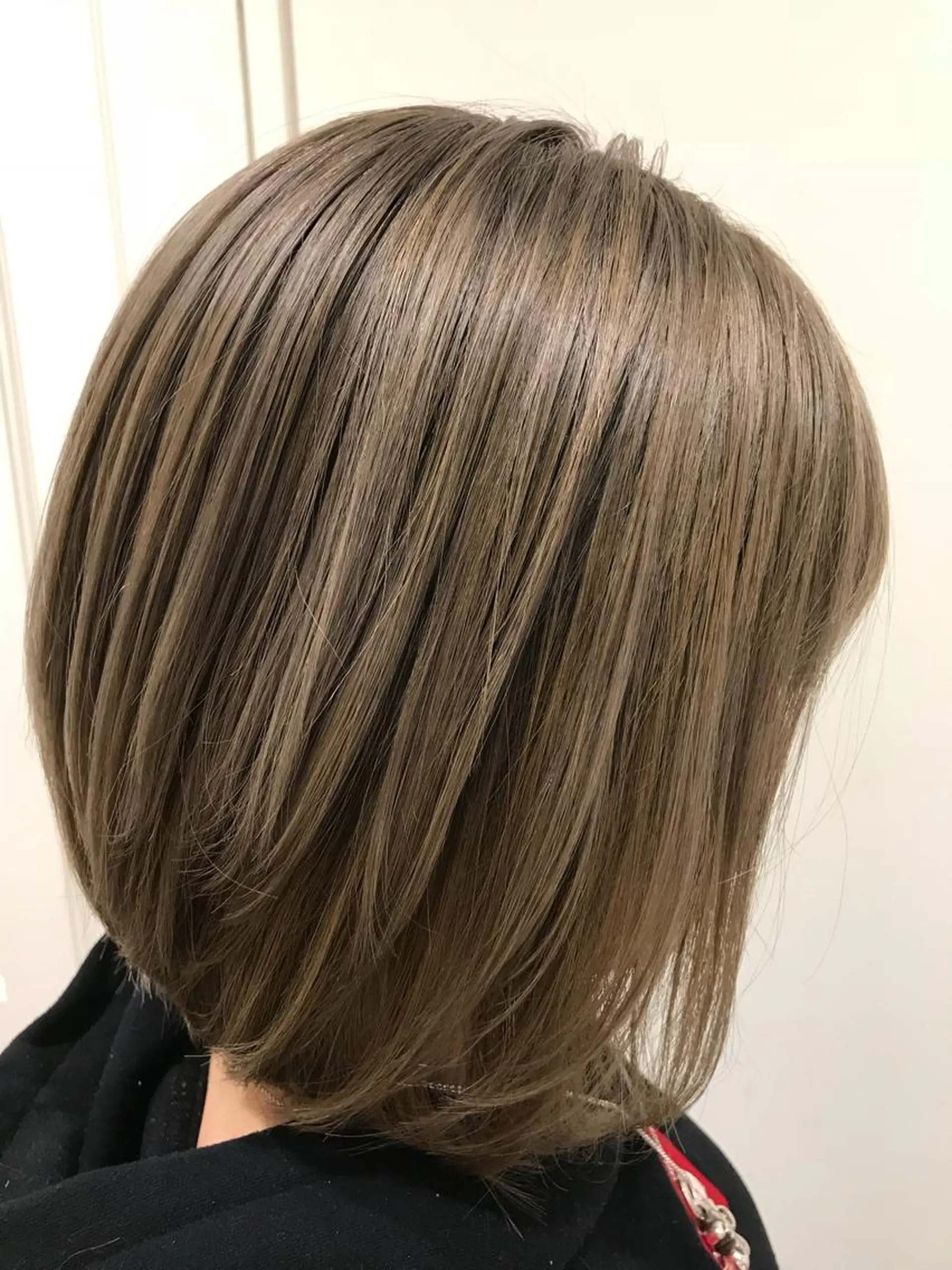 ミディアム パーマ 渋谷ハイトーン/ デザインカラー阿部のヘアスタイル