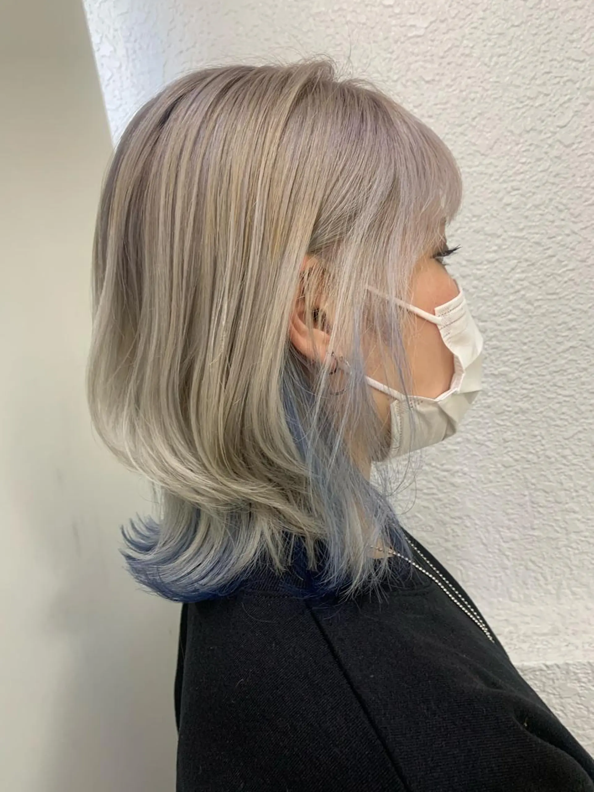 ショート ウルフカット ヘアカラー 🧨ブリーチー×ボブ レイヤー💎じゅえるのヘアスタイル