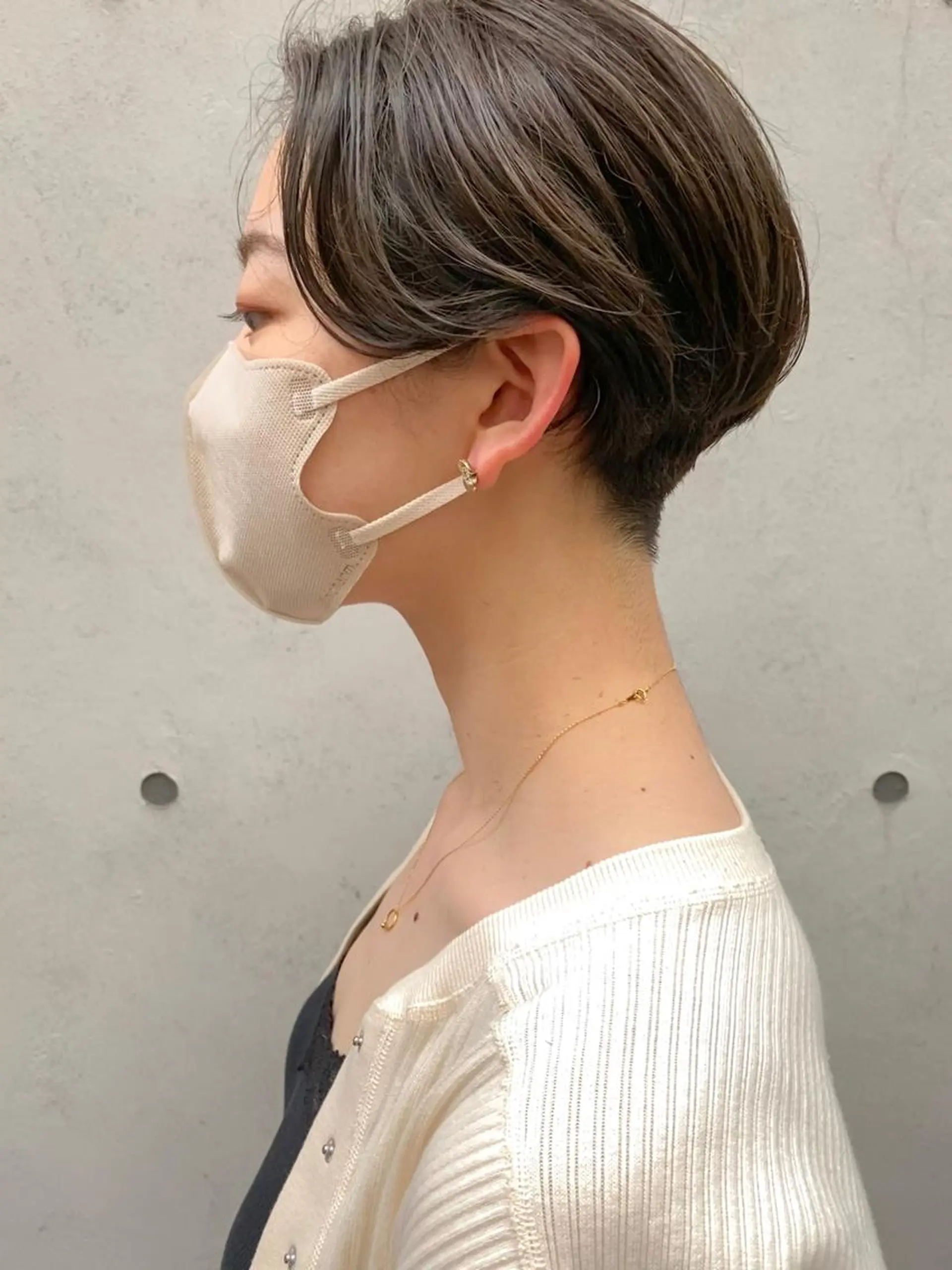 ショート カラー ハンサムショート ベージュカラー ブルーカラー 透明感カラー 韓国風ヘア a moment(モーメント)所属・蔵前 デザインカット KOBAYASHIのその他イメージ