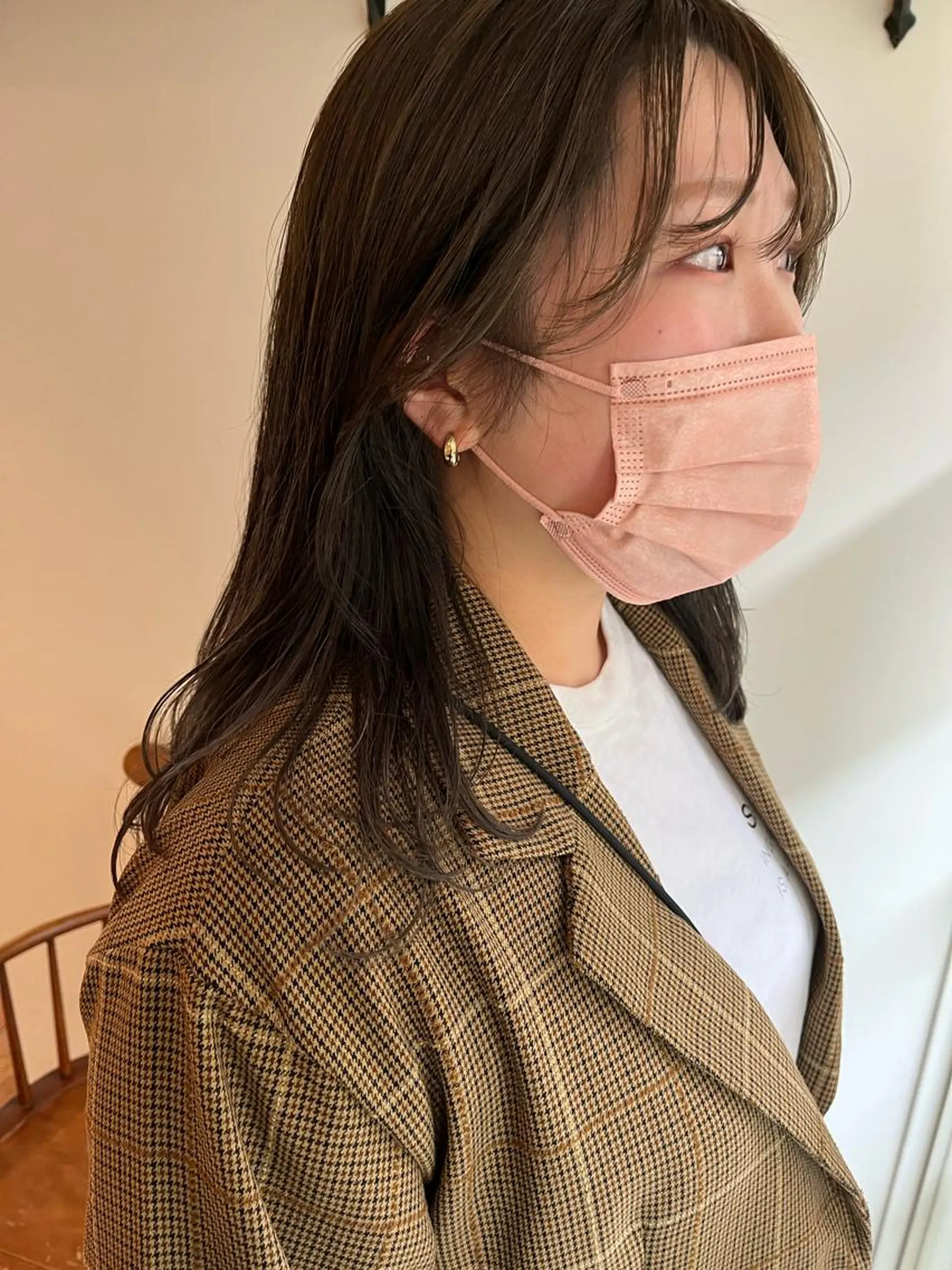 セミロング ヘアカラー GO TODAY シェアサロン 表参道Flos店所属・nishi fuyumiのヘアスタイル