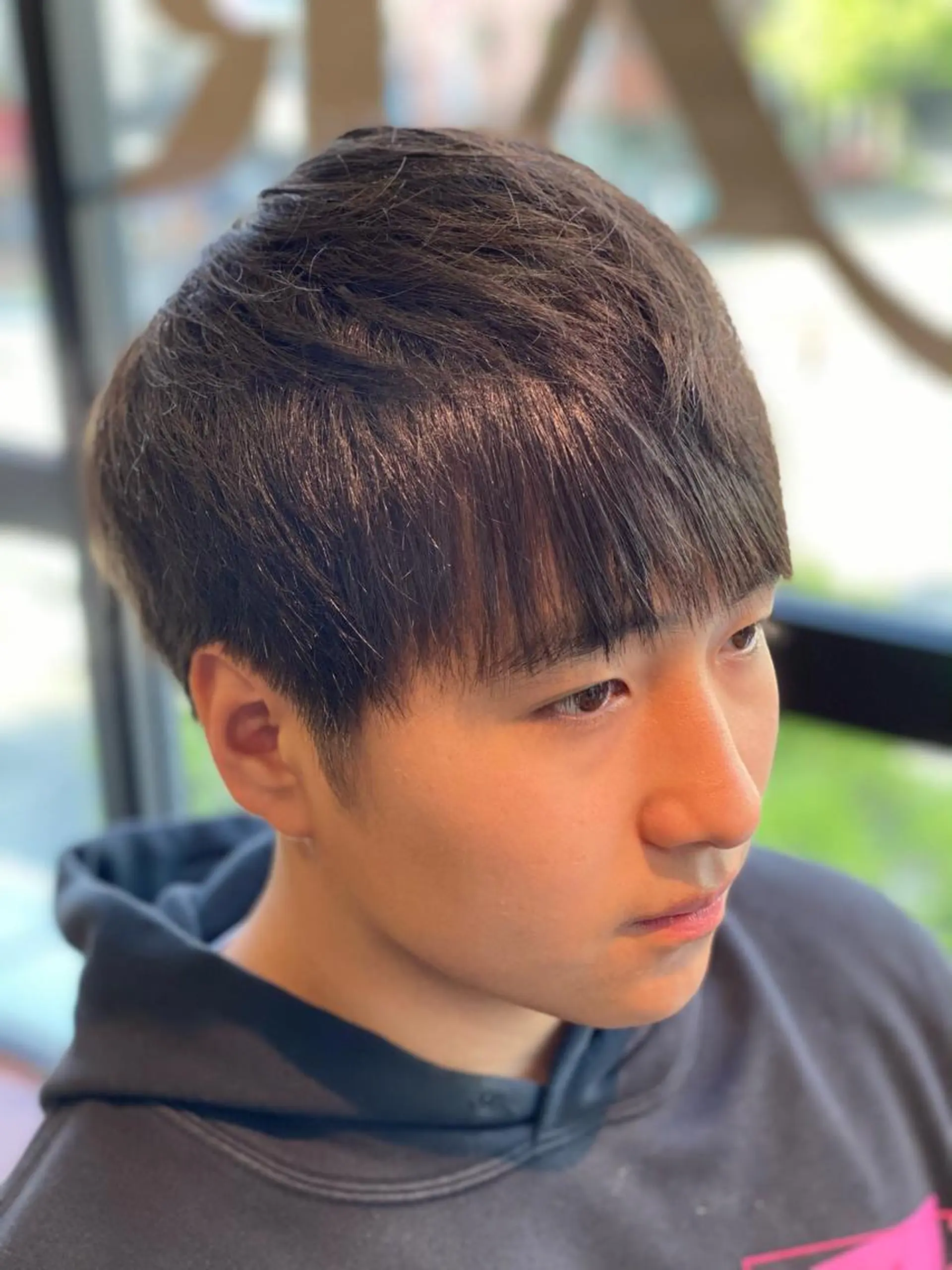 ショート メンズ 縮毛矯正 &g share salon所属・荒神寛人@ 育毛スパ専門美容師のヘアスタイル