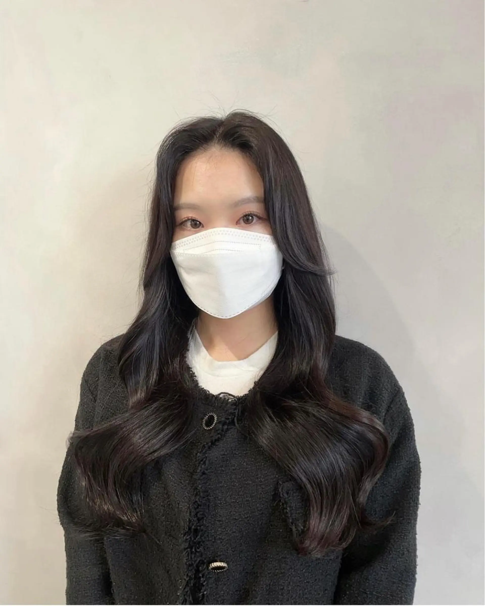 ロング ロングレイヤー 韓国風ヘア レイヤーカット ロング カット ヘアカラー トリートメント ❤︎︎韓国ヘア❤︎︎ 𝑺𝒉𝒊𝒉𝒐のヘアスタイル