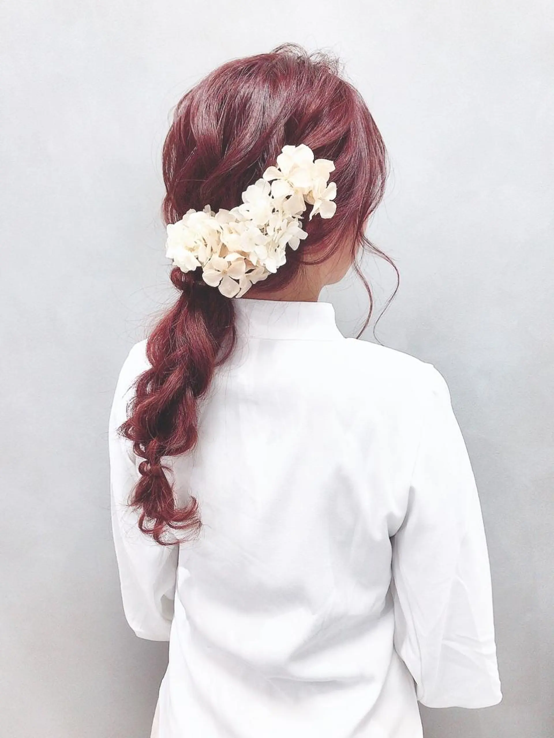 セミロング カラー パーマ ヘアアレンジ EIGHTSOL博多 筑紫口店 溝口里穂のヘアスタイル