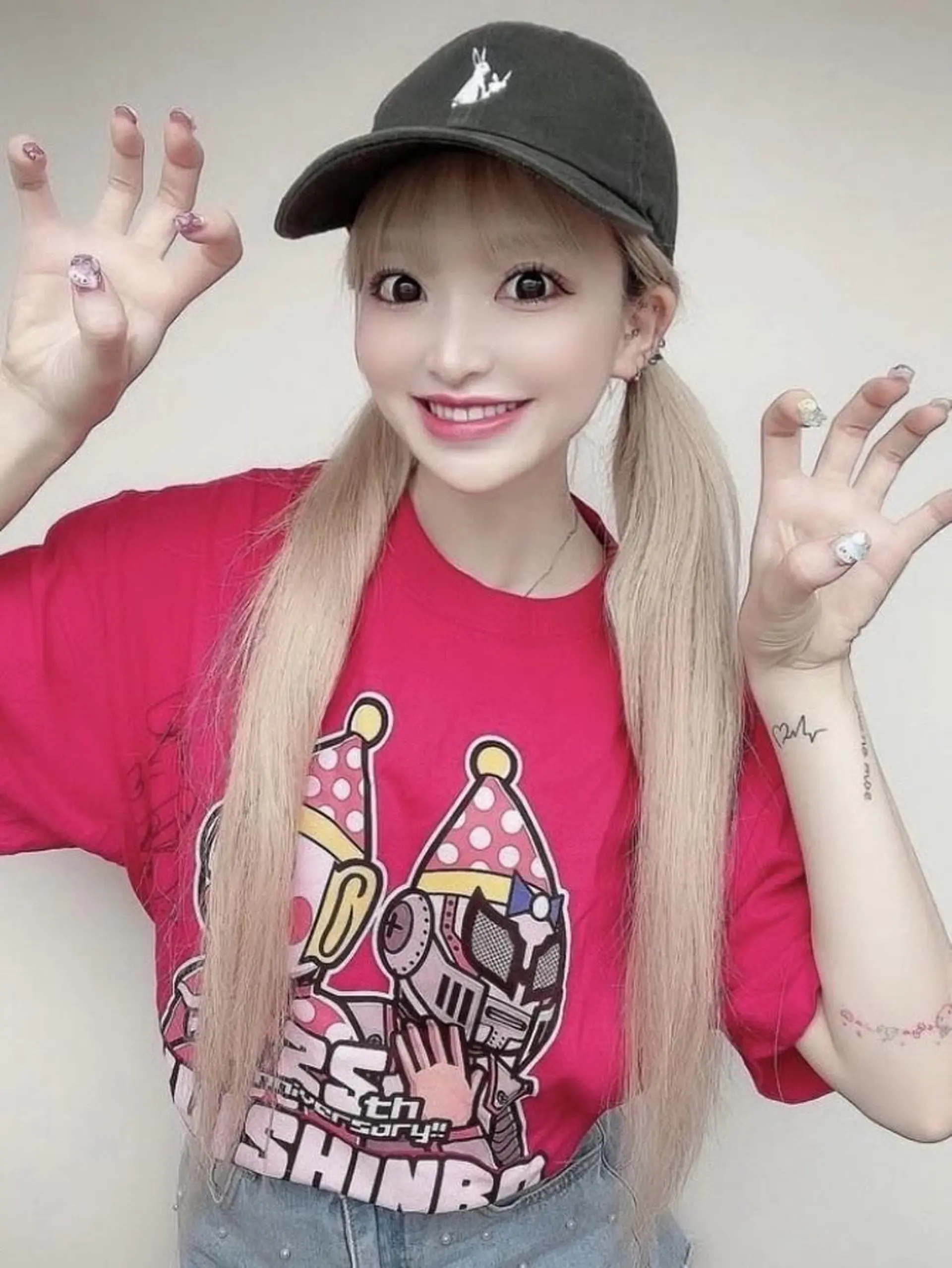 ロング ヘアアレンジ カラー シールエクステ ブリーチ ダブルカラー エクステ 韓国風ヘア LIP大阪本店/ MEIのその他イメージ