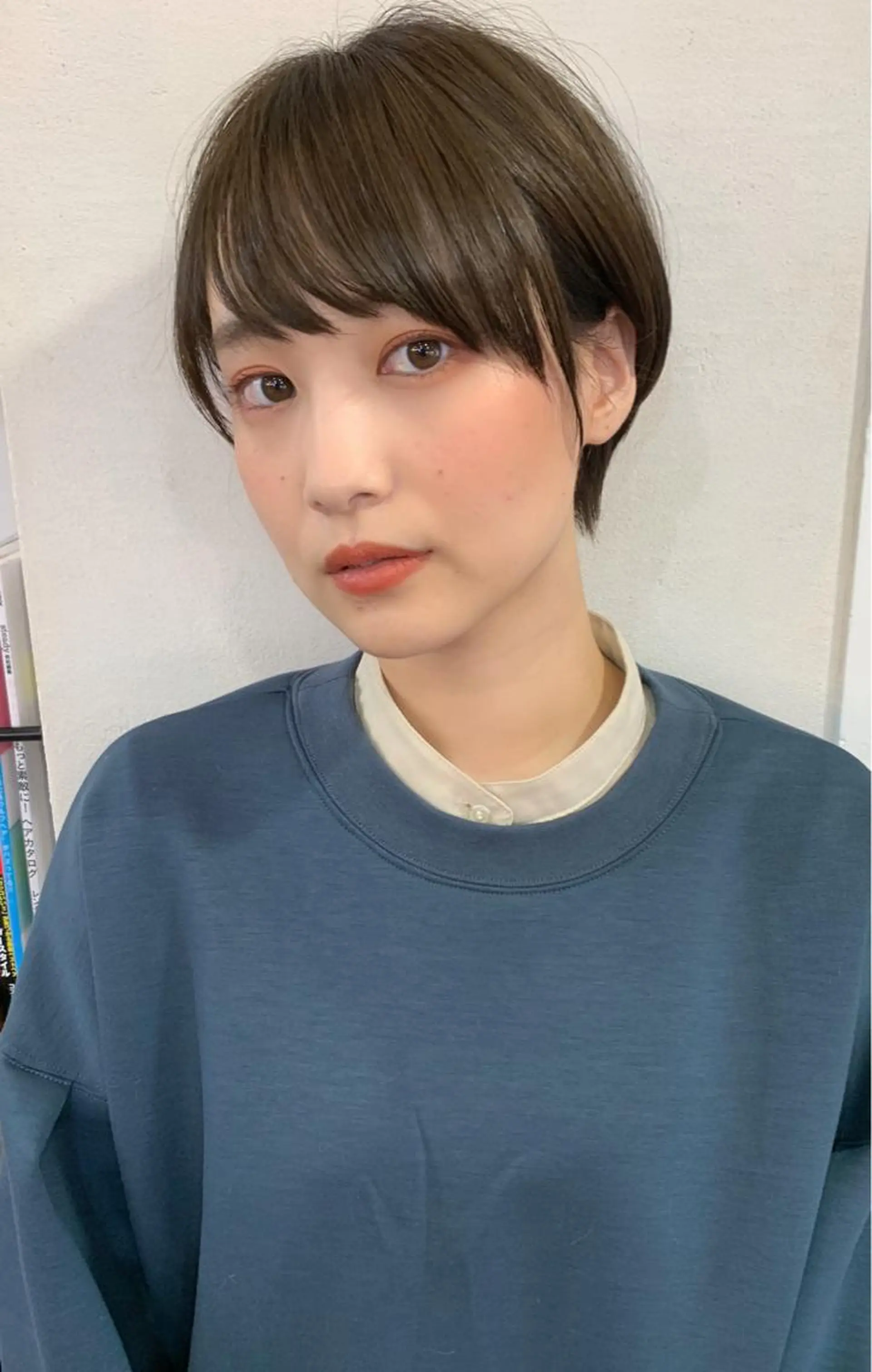 ショート カラー 縮毛矯正/ショート/ レイヤー/畑中正敏のヘアスタイル