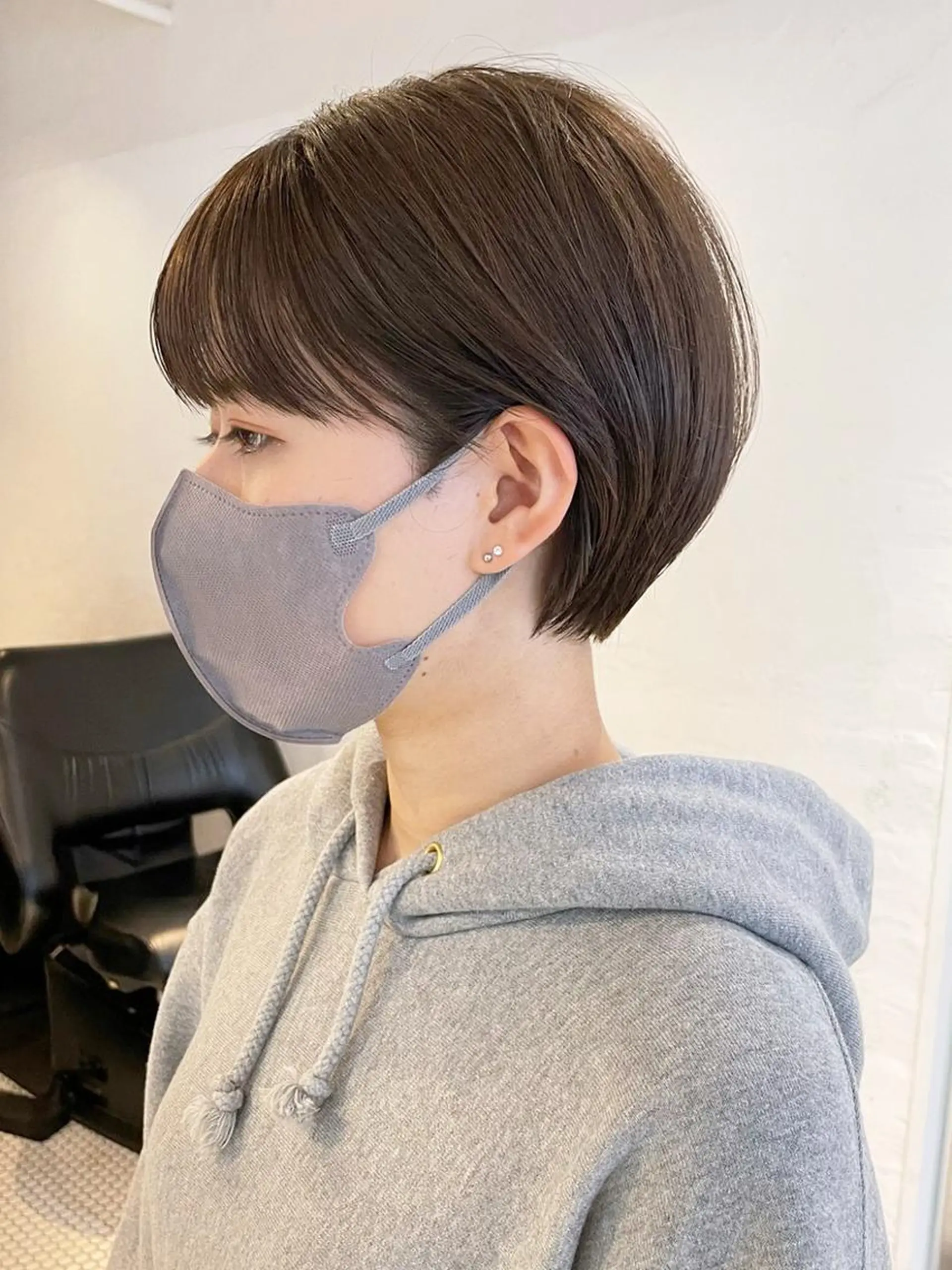 ショート カラー パーマ ヘアアレンジ ショートヘア カット ITbyALBUM 松戸のヘアスタイル