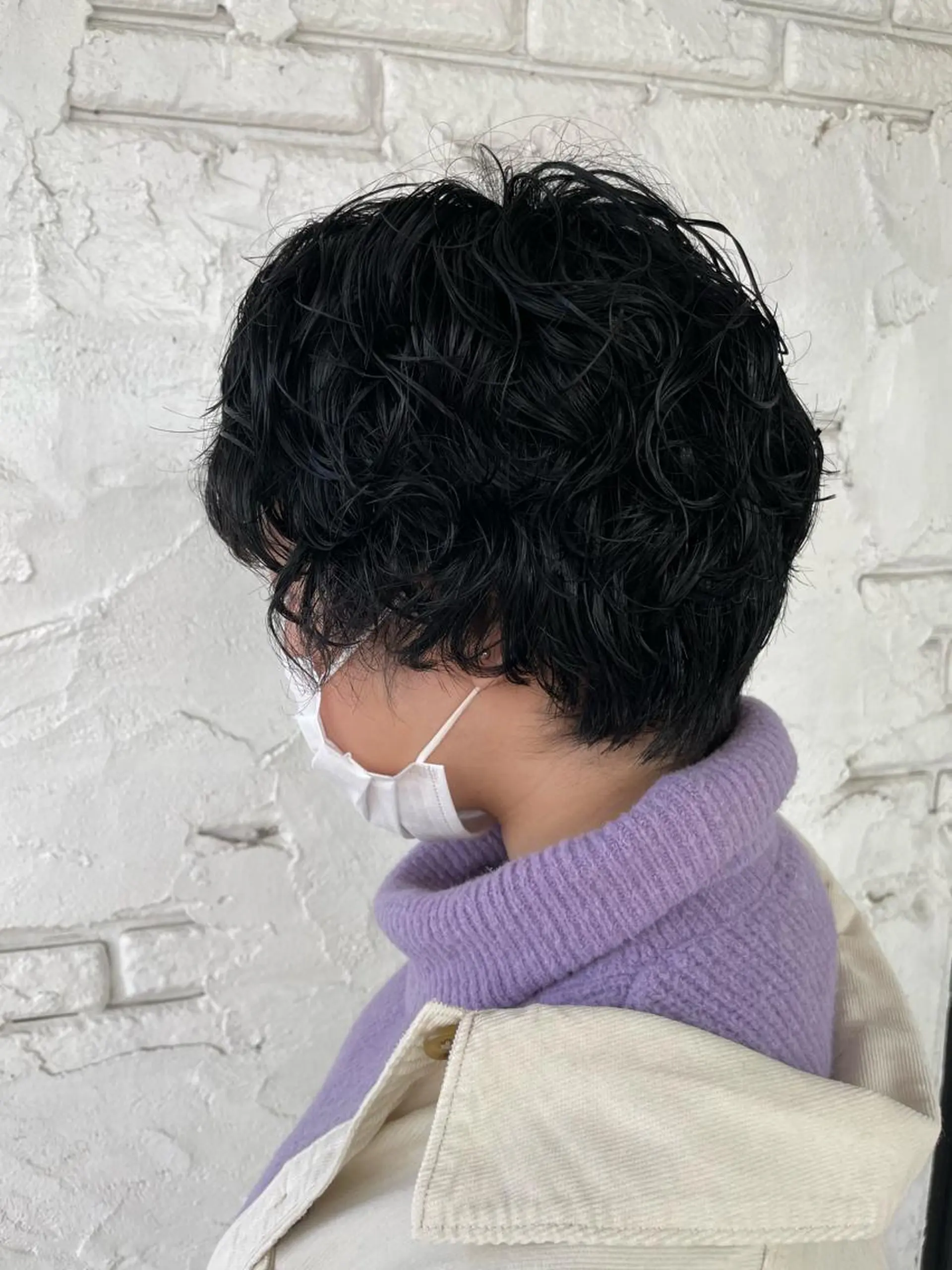 ショート パーマ 【髪質改善】 夏目結以のヘアスタイル