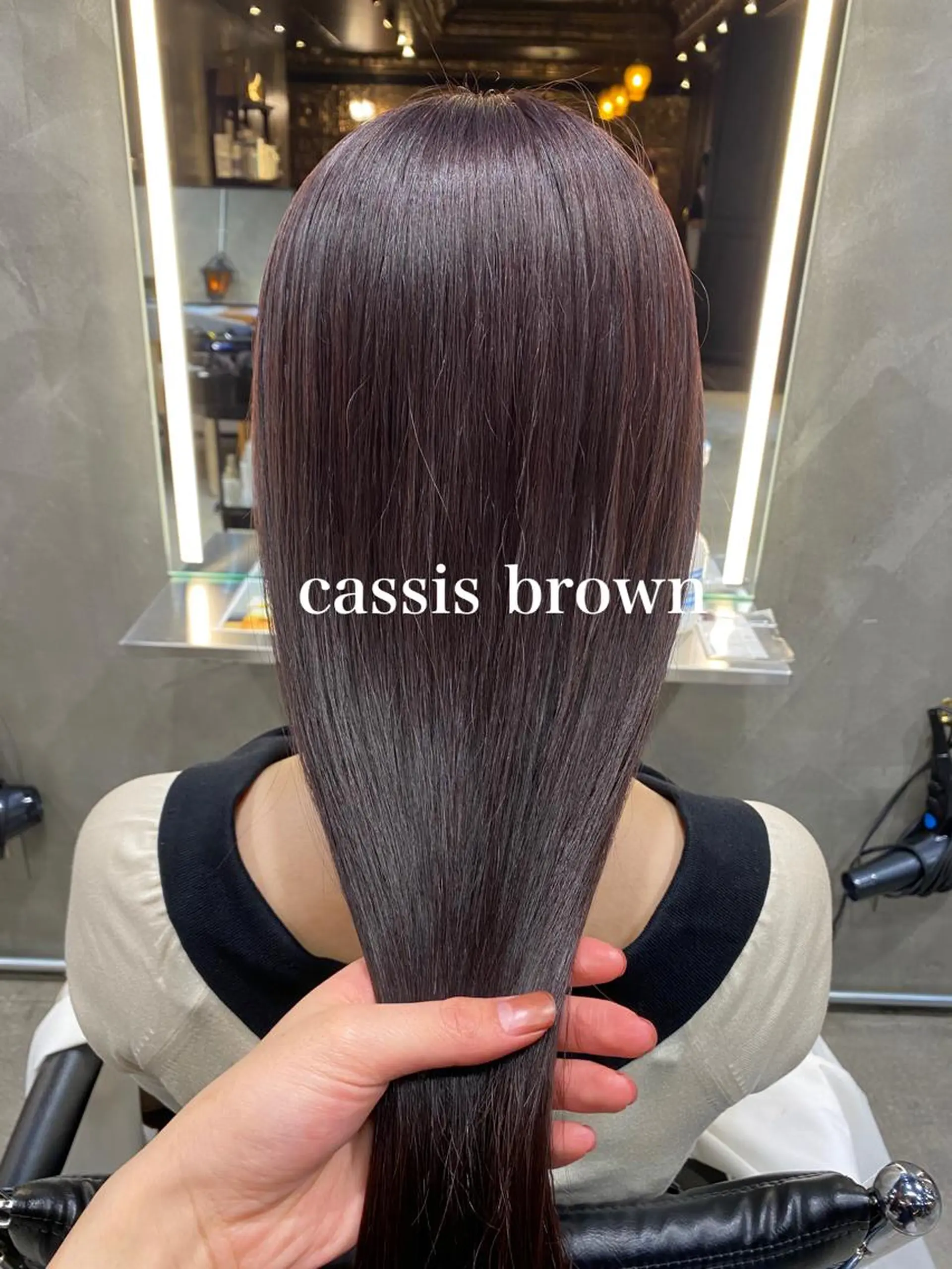 ロング カラー カット ヘアカラー トリートメント ◽️モードヘア◽️ SHOUTOのヘアスタイル