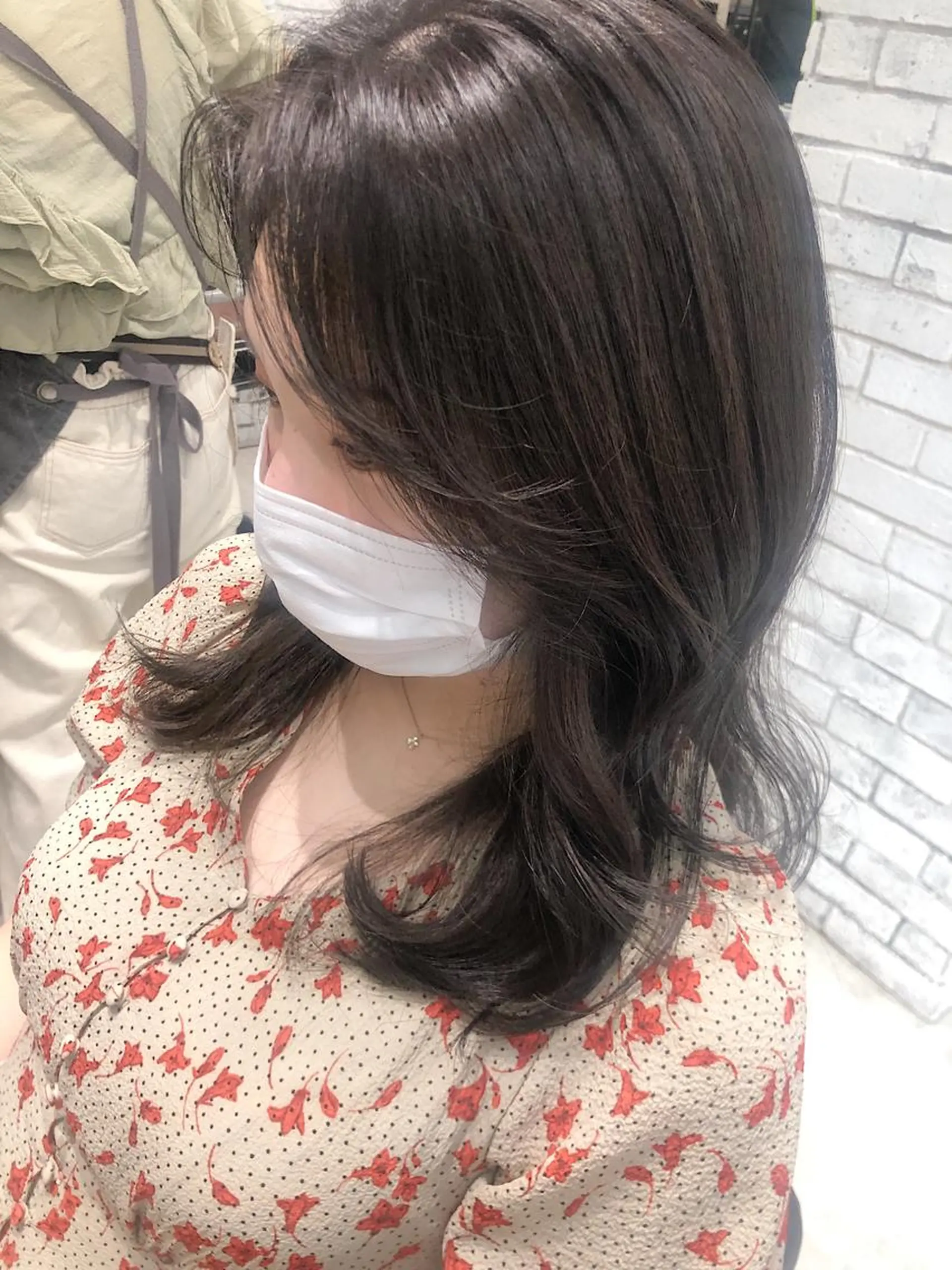 セミロング カラー 韓国風ヘア ヘアカラー トリートメント 🌿ニュアンス/髪質 改善🌿Fukudaのヘアスタイル
