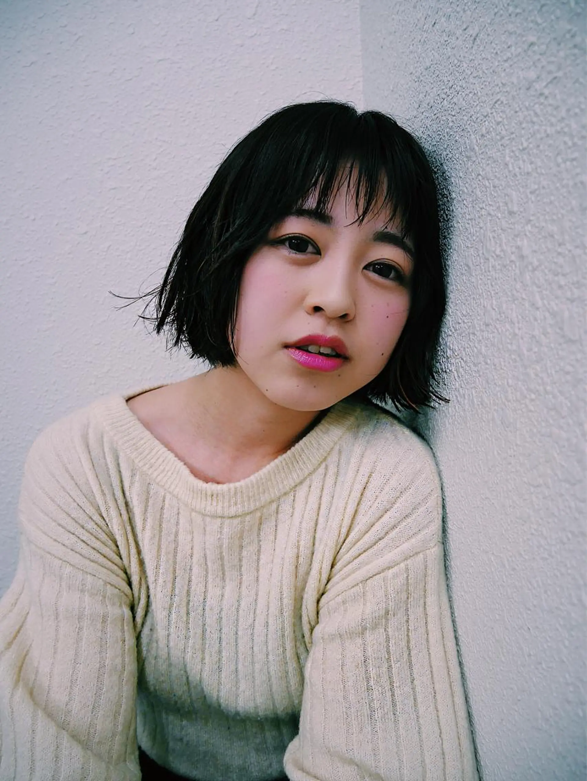 ショート ミディアム カラー レイヤーカット/ パーマ/鎌田実奈歩のヘアスタイル