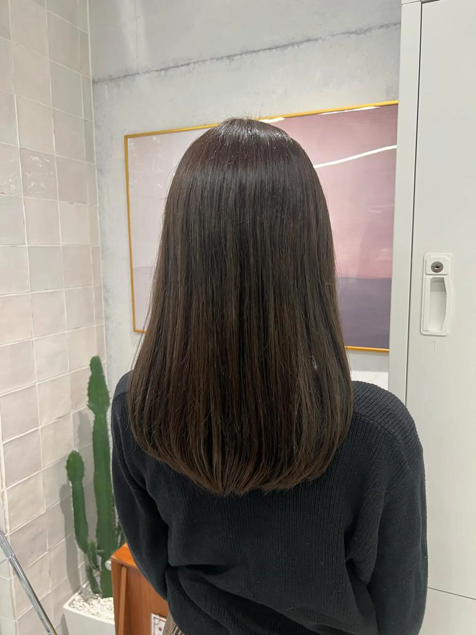 ロング カラー ベージュカラー ブリーチ 透明感カラー ブリーチなしカラー オリーブベージュ カット ヘアカラー トリートメント 韓国ヘア☁️ mitsukiのヘアスタイル