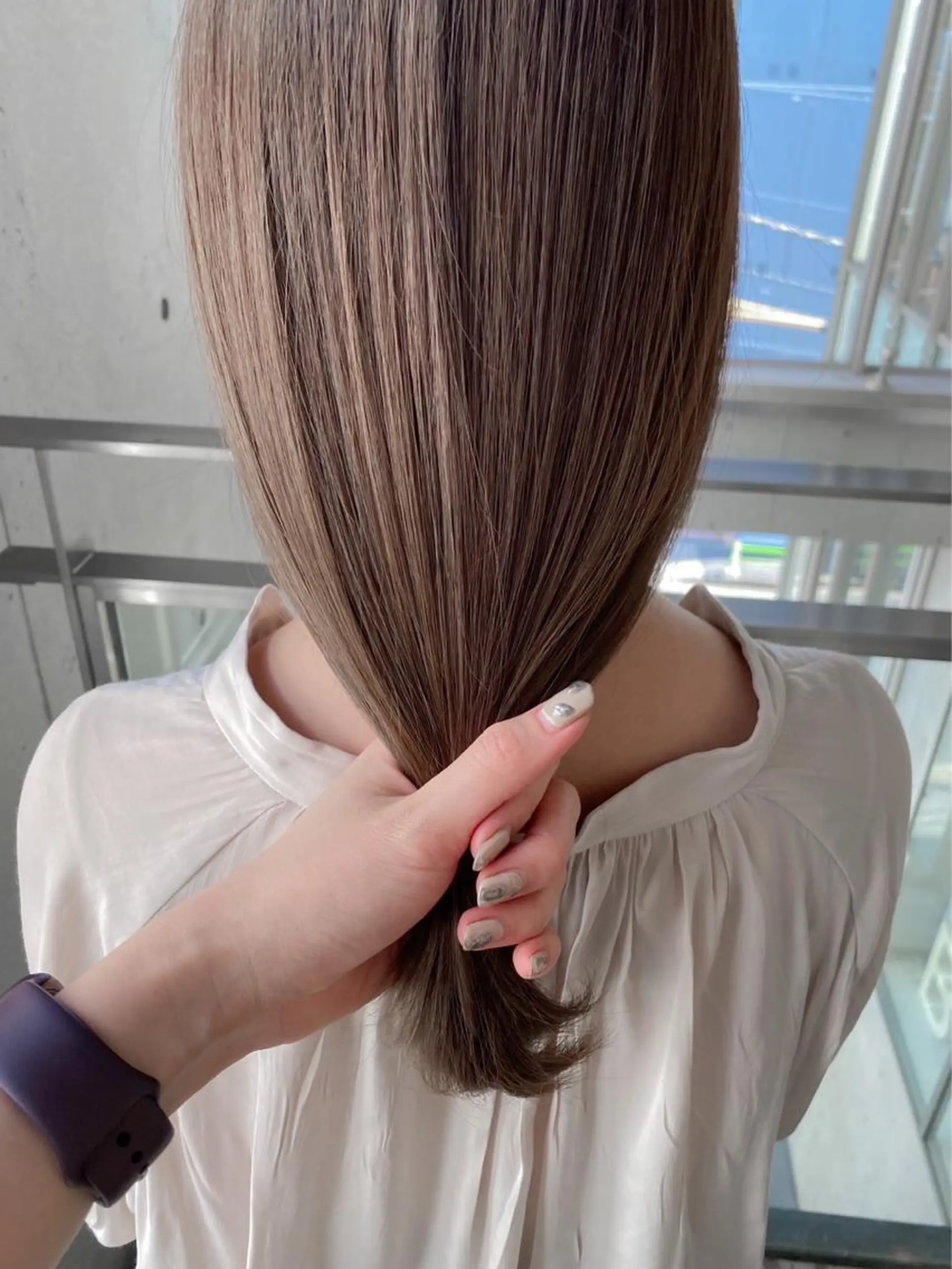 ロング カラー Agnos青山所属・鈴木 里奈のヘアスタイル