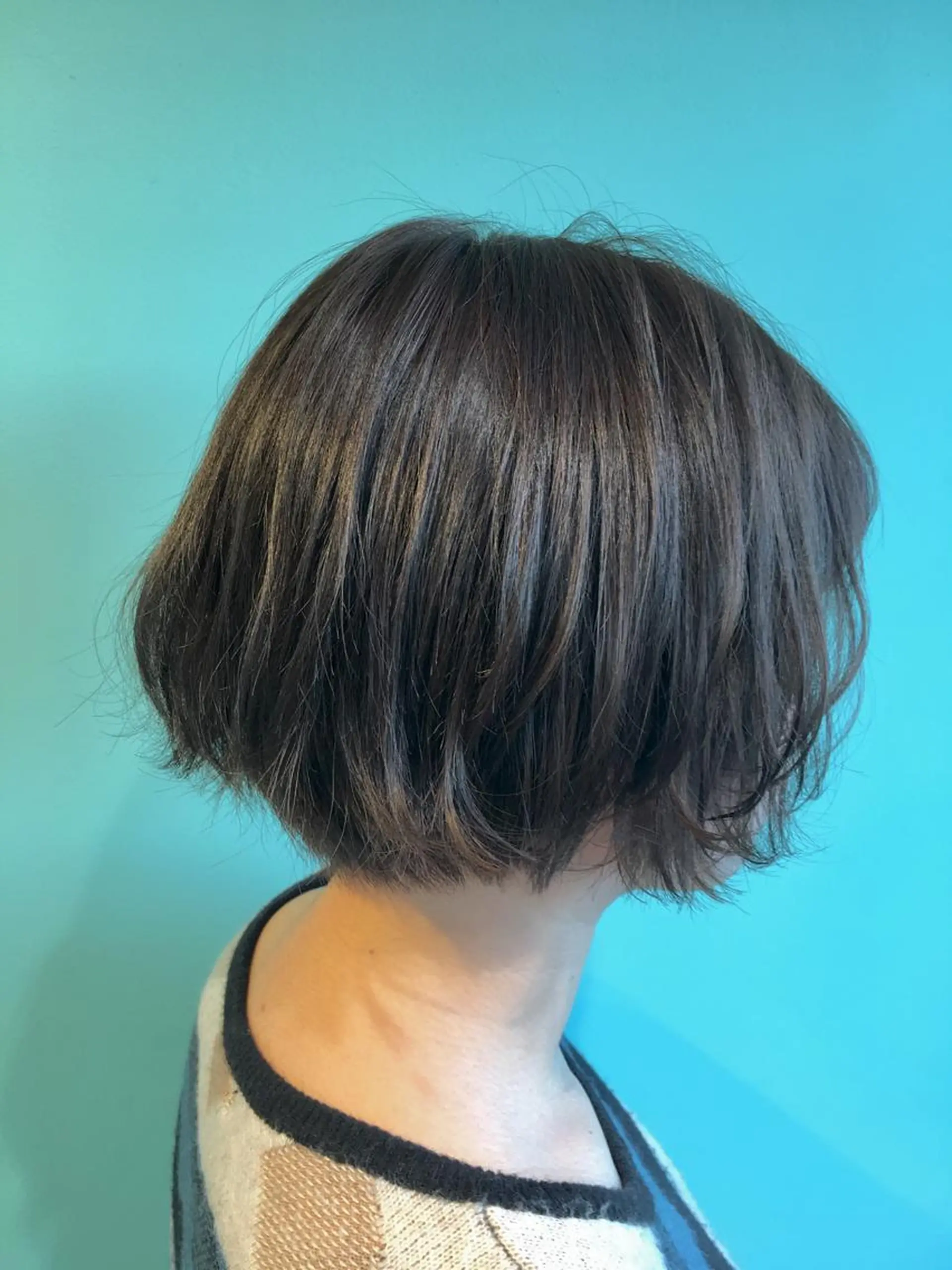 ショート カラー パーマ さかい なつみのヘアスタイル