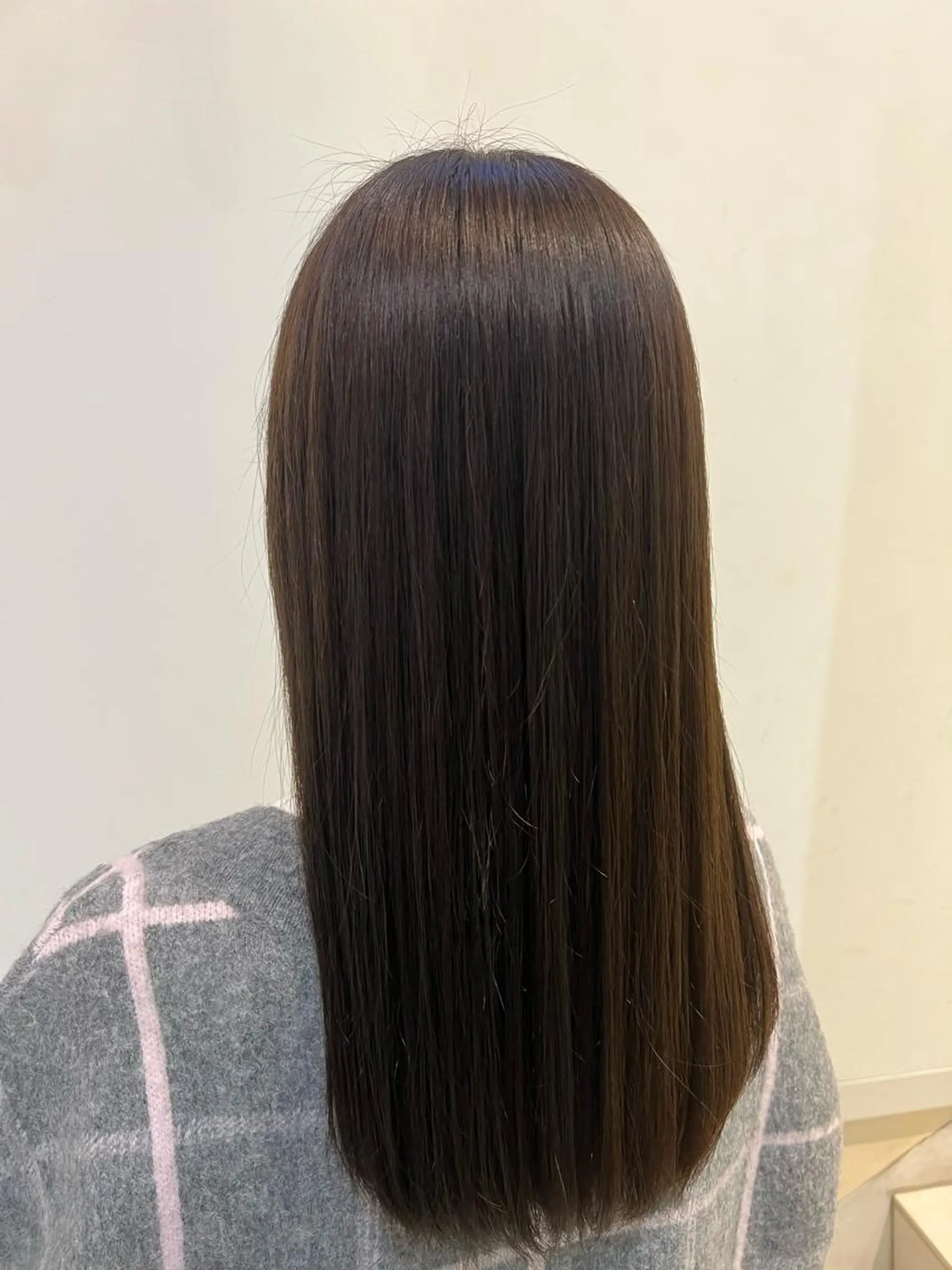 ロング カラー ブリーチしない暖色 カラー🥀杉 優菜のヘアスタイル