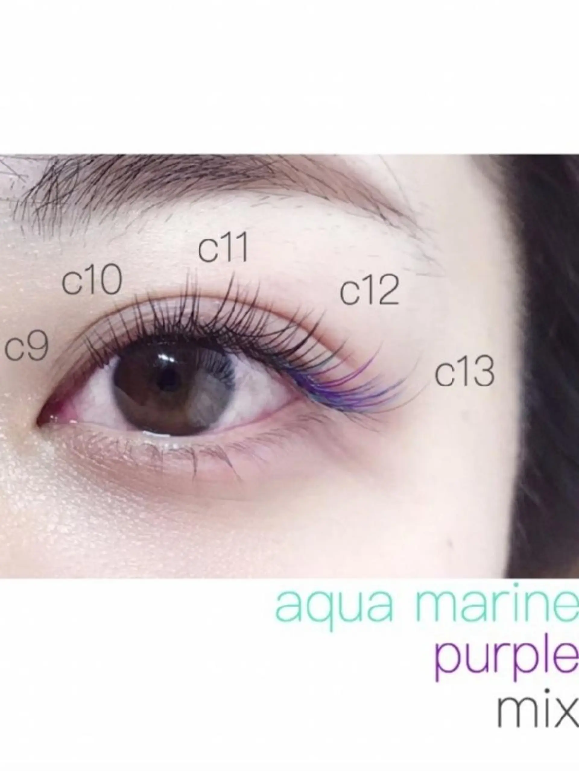 マツエク・マツパ Elle 広島祇園のマツエク・マツパデザイン