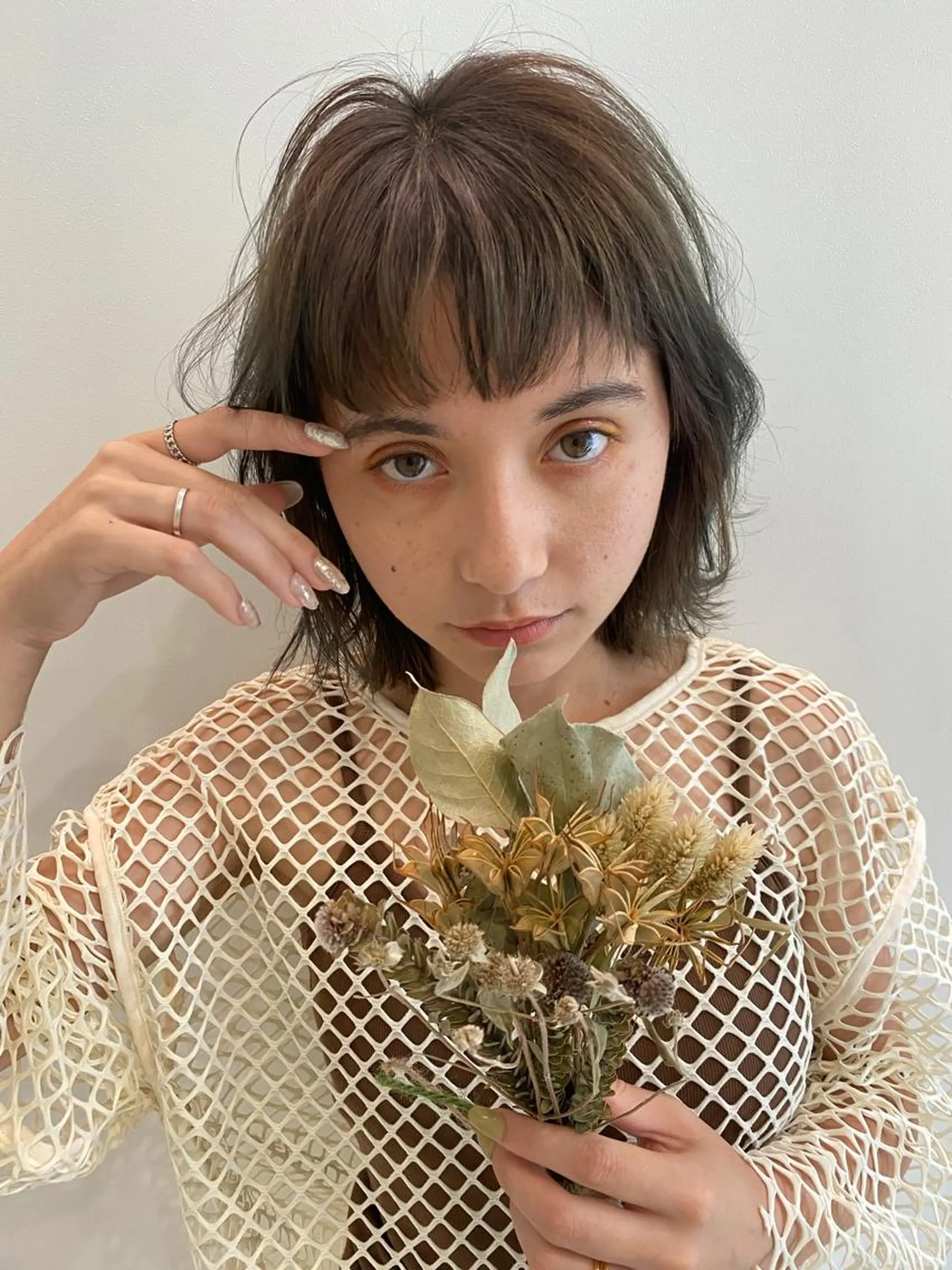 ミディアム カラー カット ヘアカラー トリートメント eins.hair所属・過去一の柔髪ヘア 🌿einshairのヘアスタイル