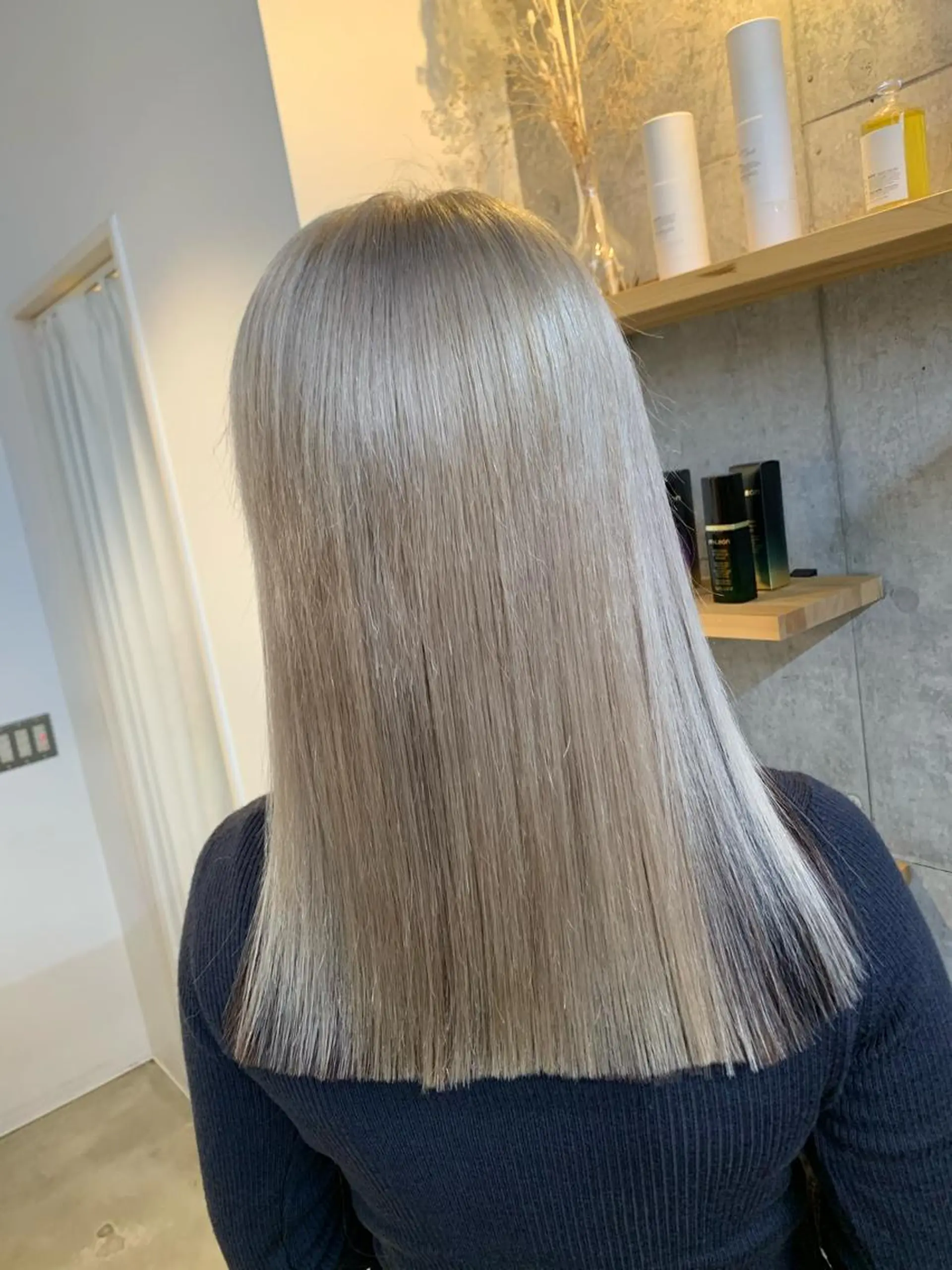 ロング カラー ヘアカラー トリートメント 天野 開のヘアスタイル